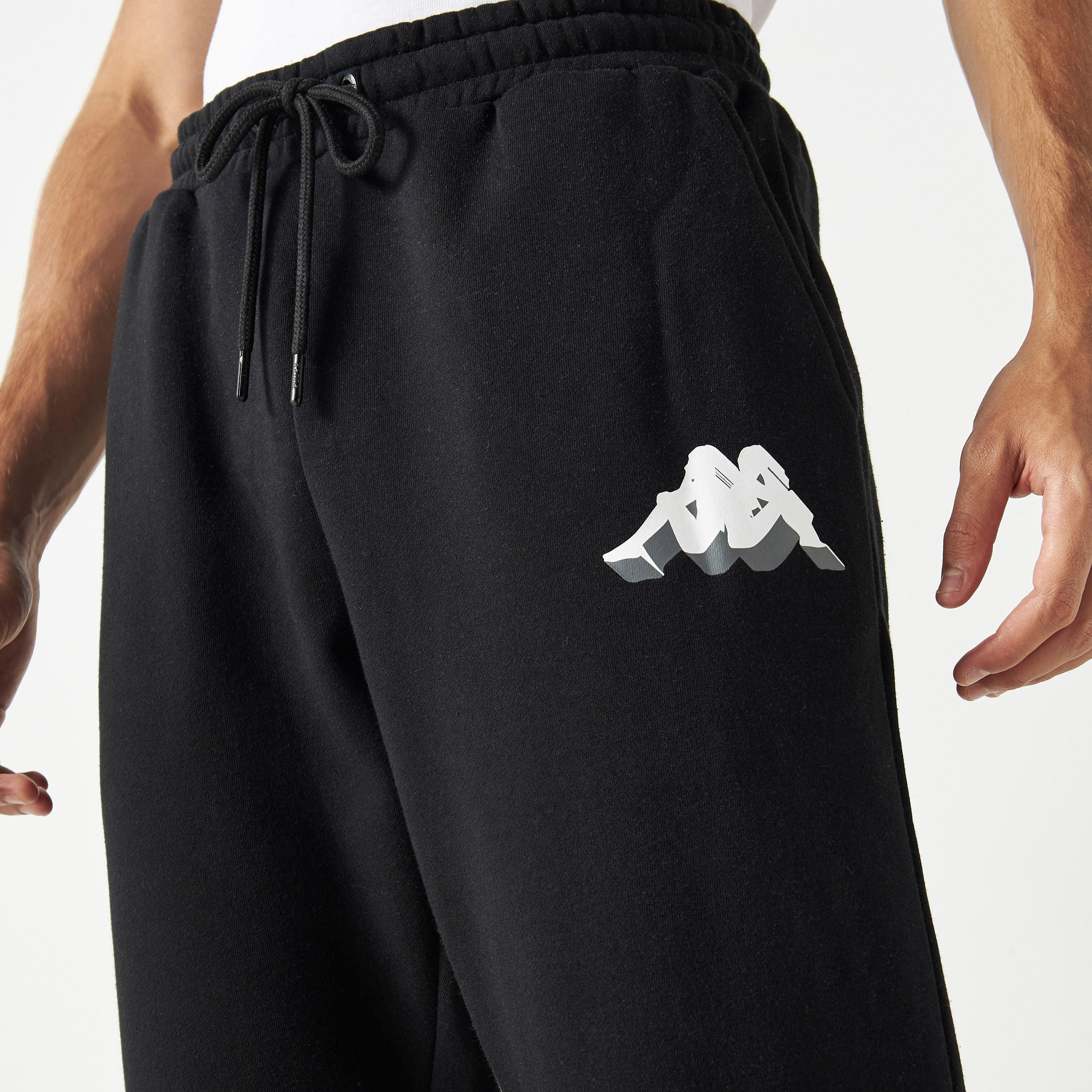 Kappa Logo Detail Joggers with Drawstring Closure and Pockets-men-clothing-sportswearandactivewear-tracksuits-image-4