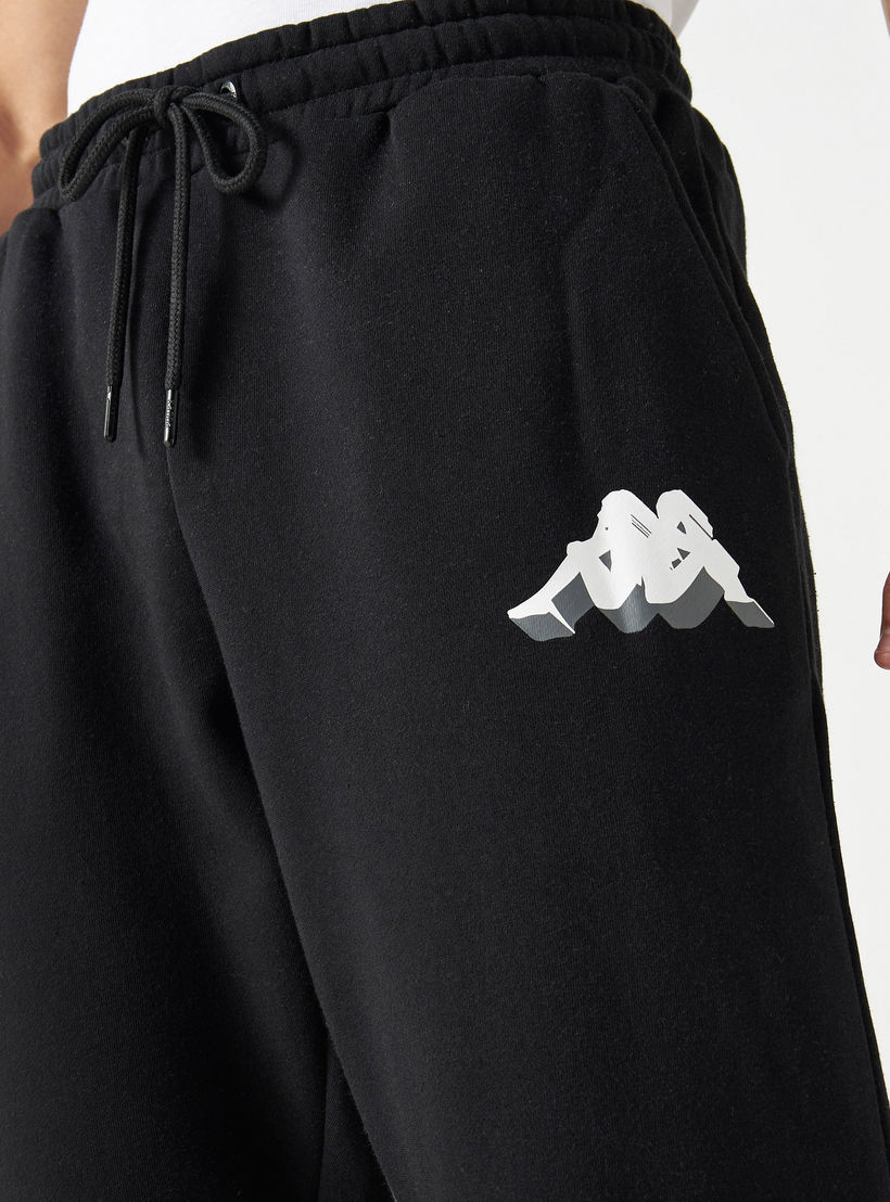 Kappa Logo Detail Joggers with Drawstring Closure and Pockets-men-clothing-sportswearandactivewear-tracksuits-image-4