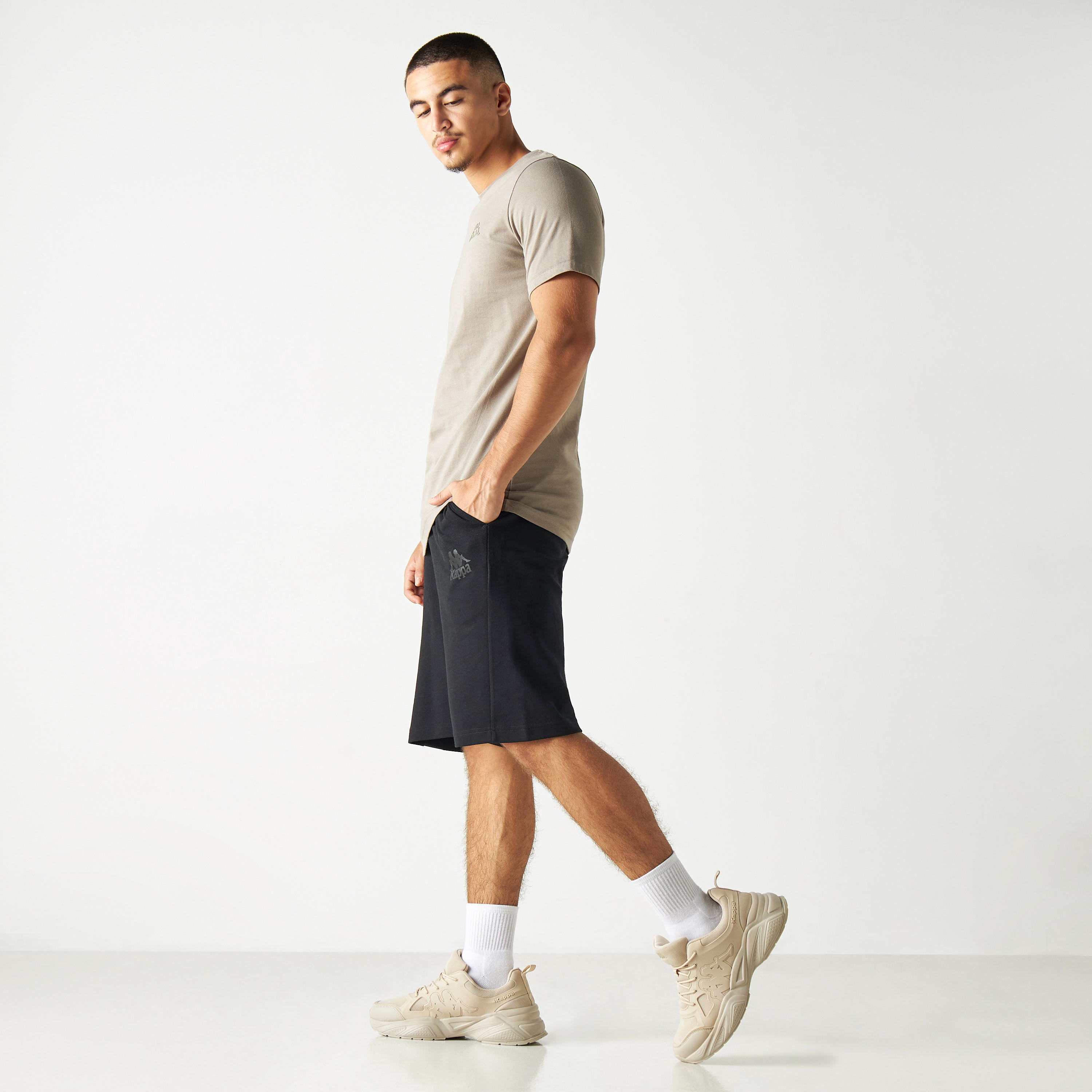 Kappa Solid Crew Neck T-shirt with Short Sleeves-men-clothing-sportswearandactivewear-tshirtsandpolos-image-2