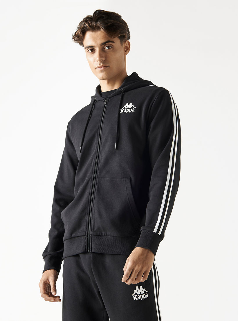 هودي بسحّاب وطبعات وأكمام طويلة وجيوب من كابا-men-winterwear-hoodiesandsweatshirts-image-1
