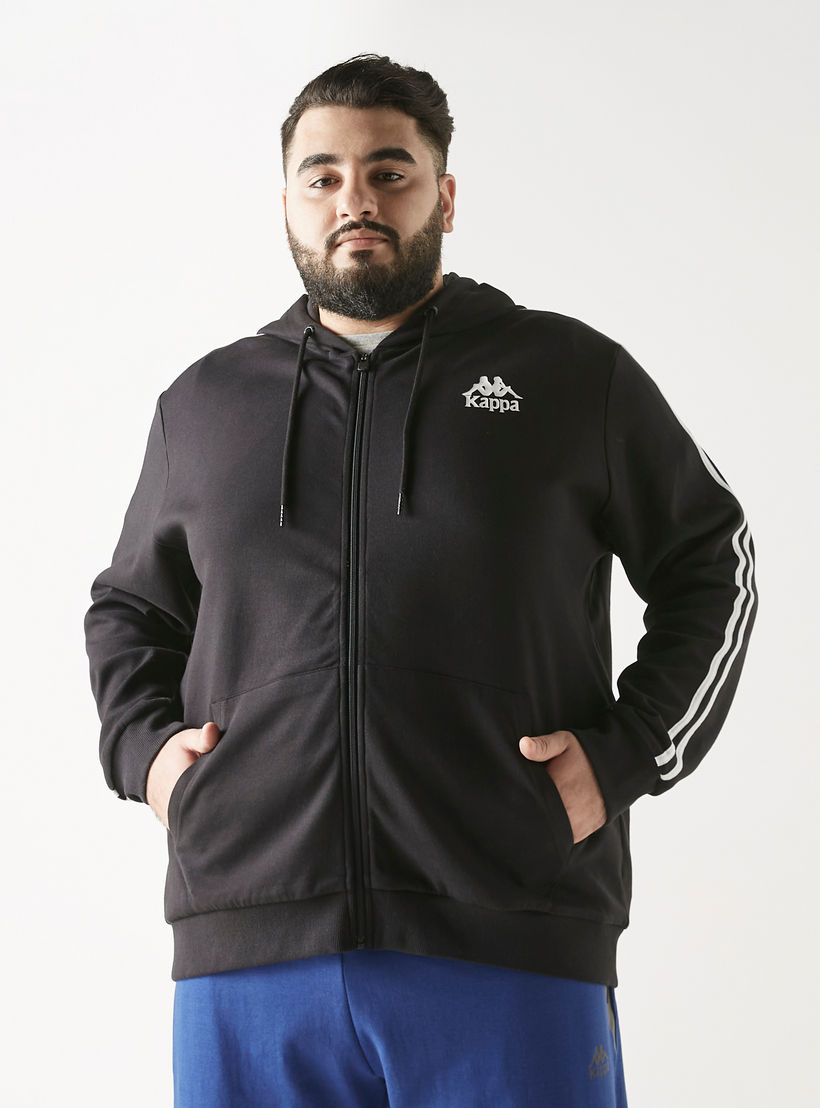 هودي بسحّاب وطبعات وأكمام طويلة وجيوب من كابا-men-winterwear-hoodiesandsweatshirts-image-2