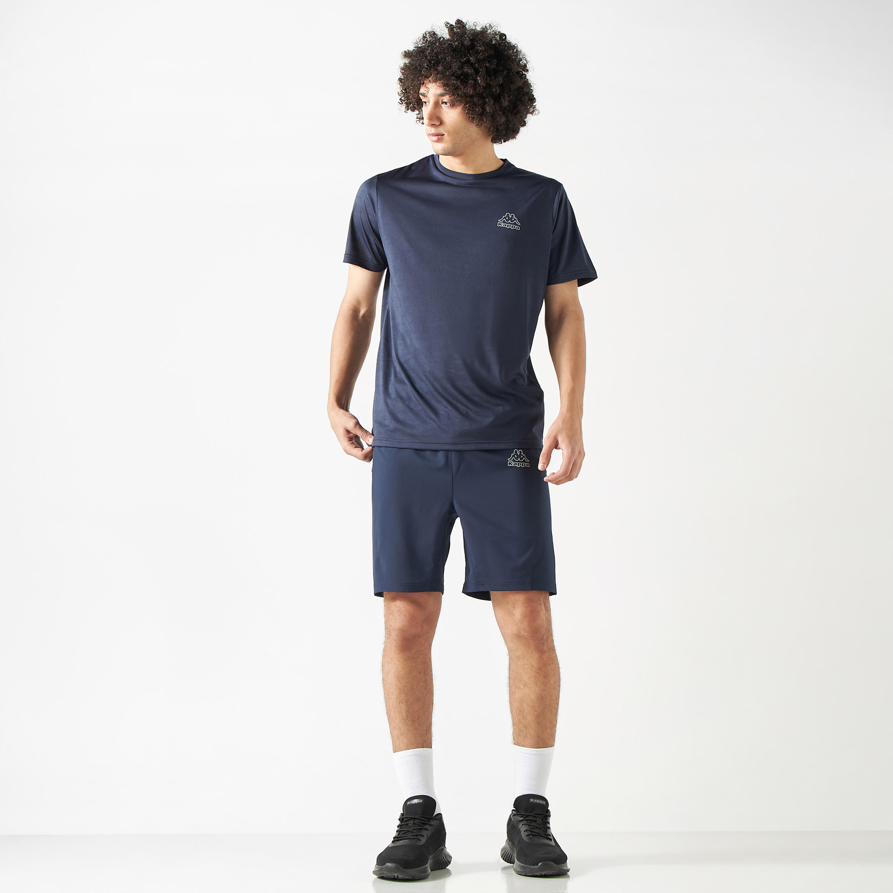 Kappa Logo Print Shorts-men-clothing-bottoms-shorts-image-2