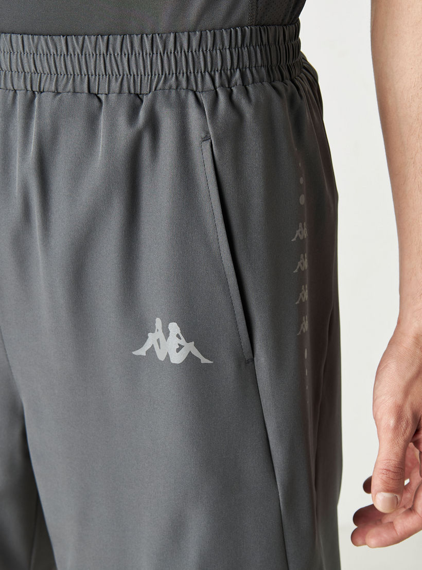 Kappa Logo Detail Shorts with Elasticated Waistband and Pockets-men-clothing-bottoms-shorts-image-4