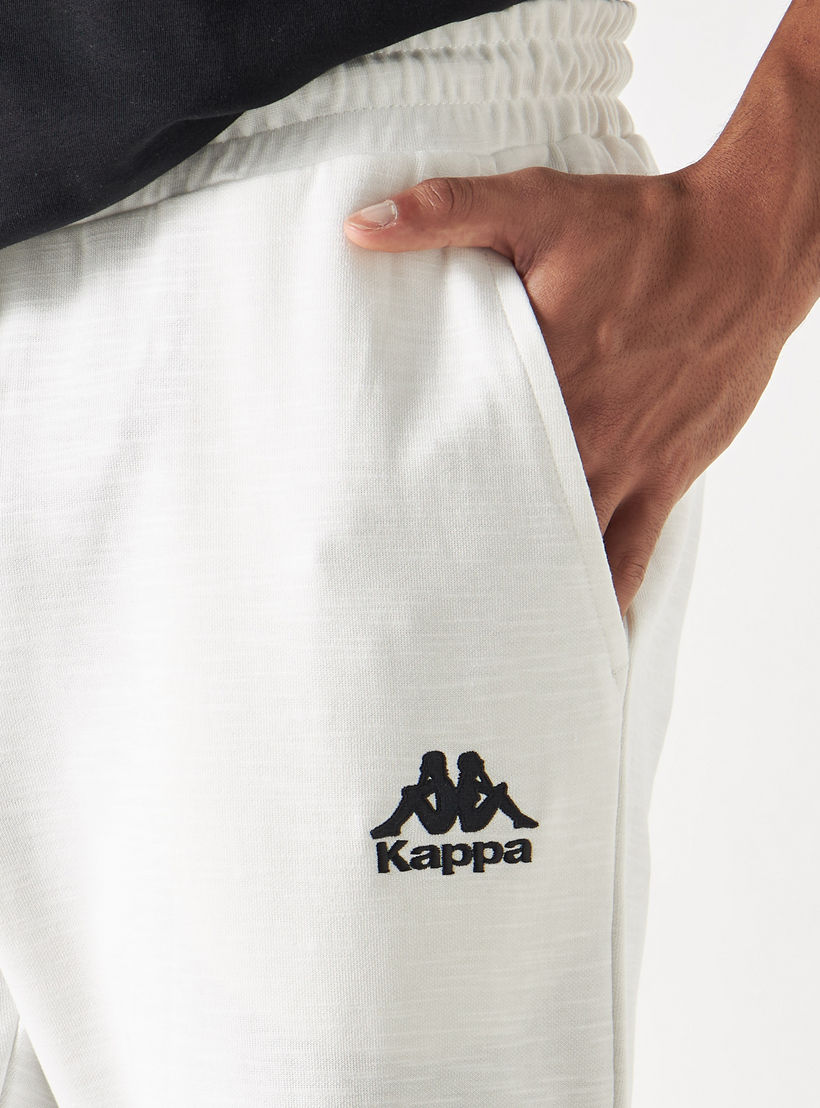 بنطلون رياضي بخصر مطاطي وتفاصيل شعار وجيوب من كابا-men-clothing-sportswearandactivewear-bottoms-image-4