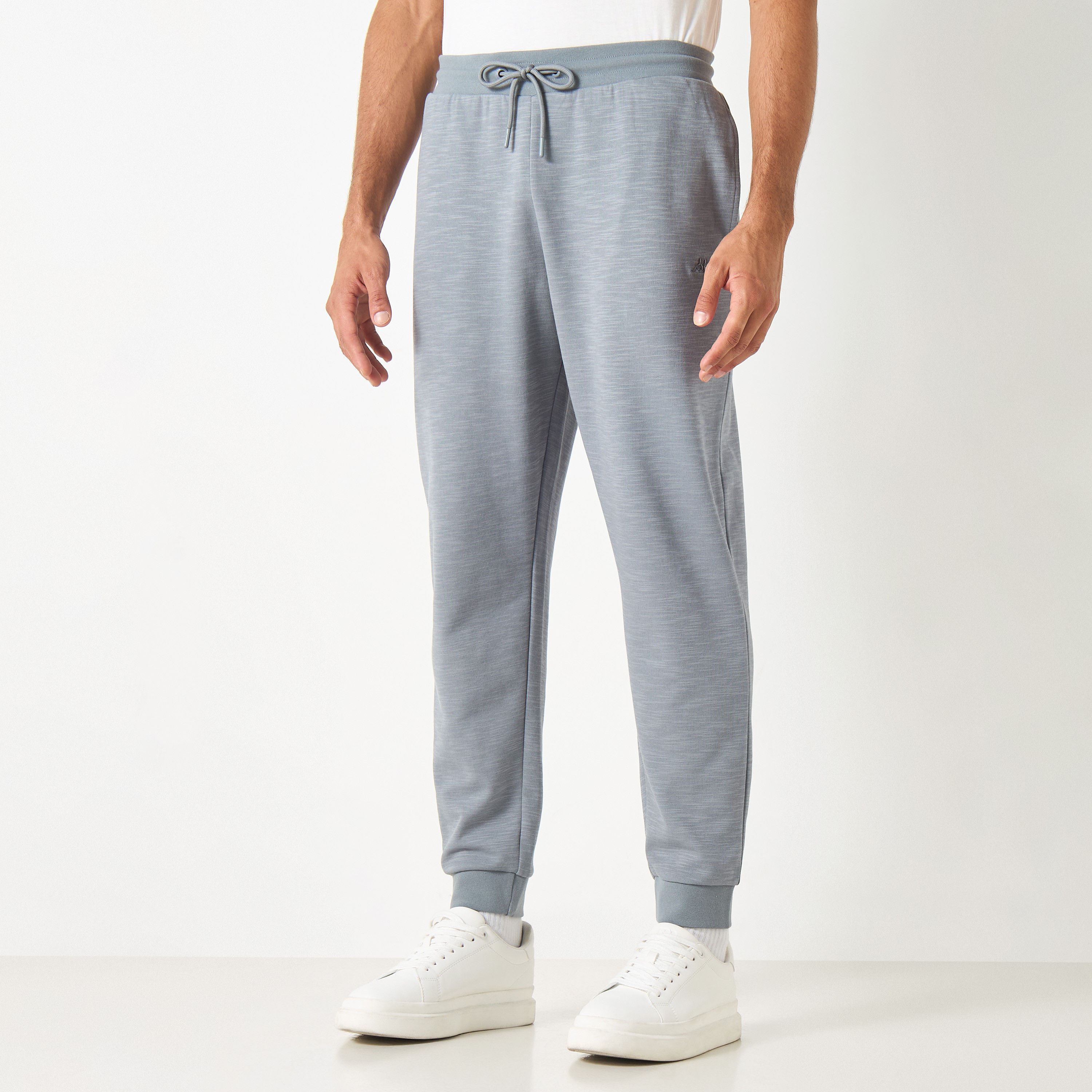 Kappa Plain Joggers with Drawstring Closure and Pockets-men-clothing-sportswearandactivewear-bottoms-image-5