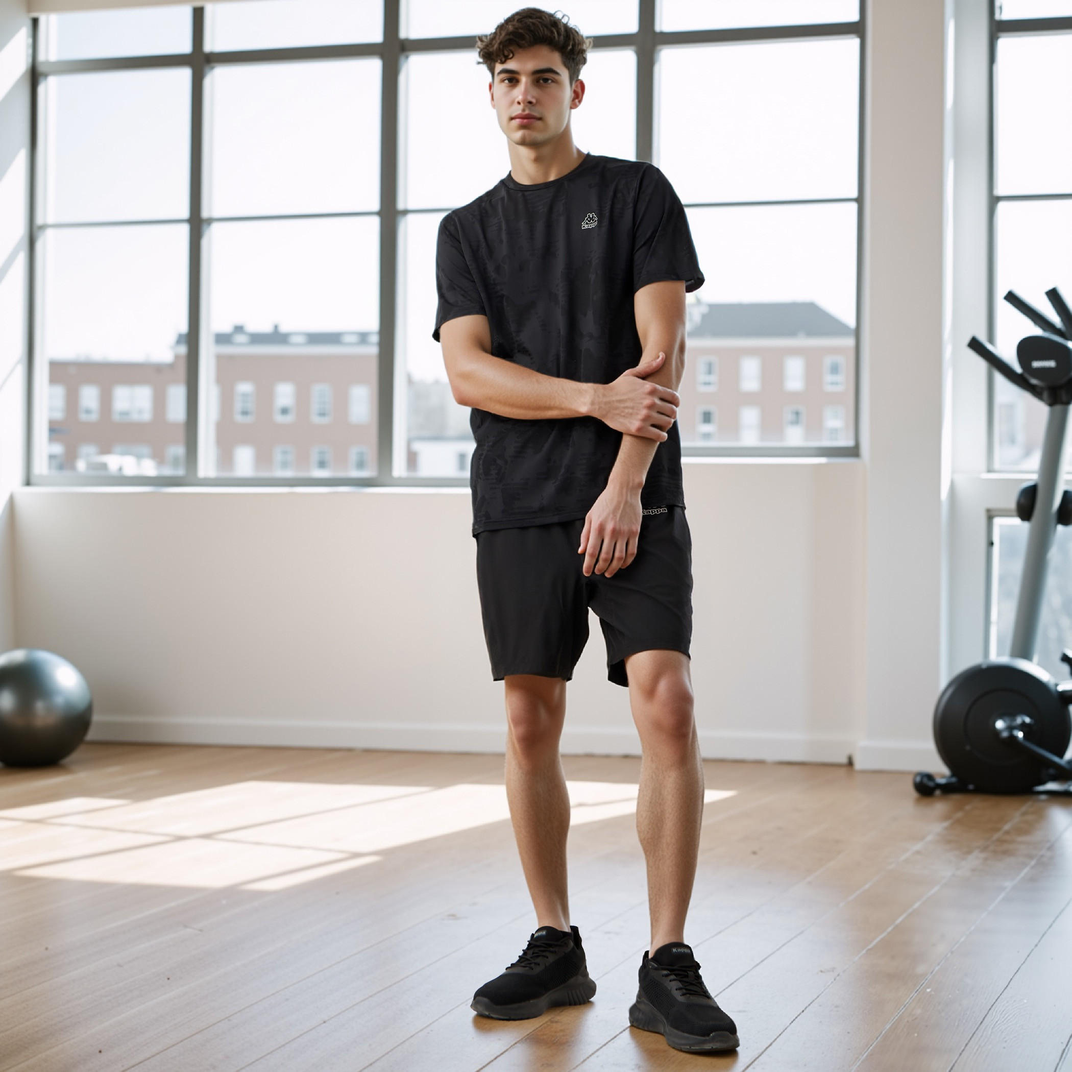 تيشيرت تدريب بطبعات شعار من كابا-men-clothing-sportswearandactivewear-tshirtsandpolos-image-4
