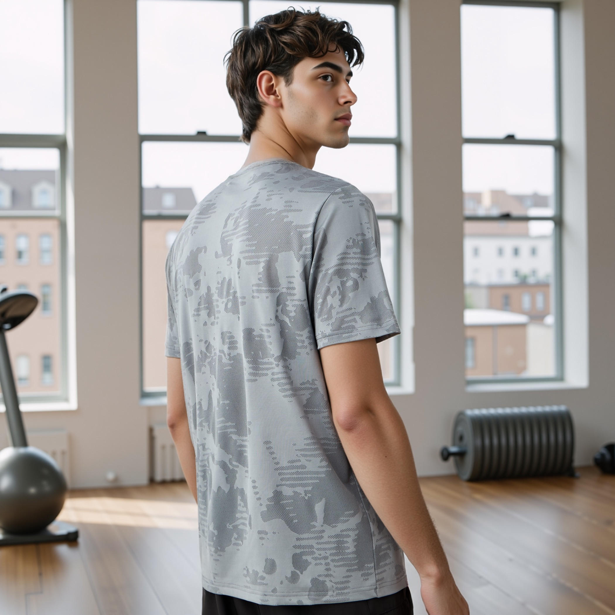 Kappa Logo Print Performance T-shirt-men-clothing-sportswearandactivewear-tshirtsandpolos-image-3