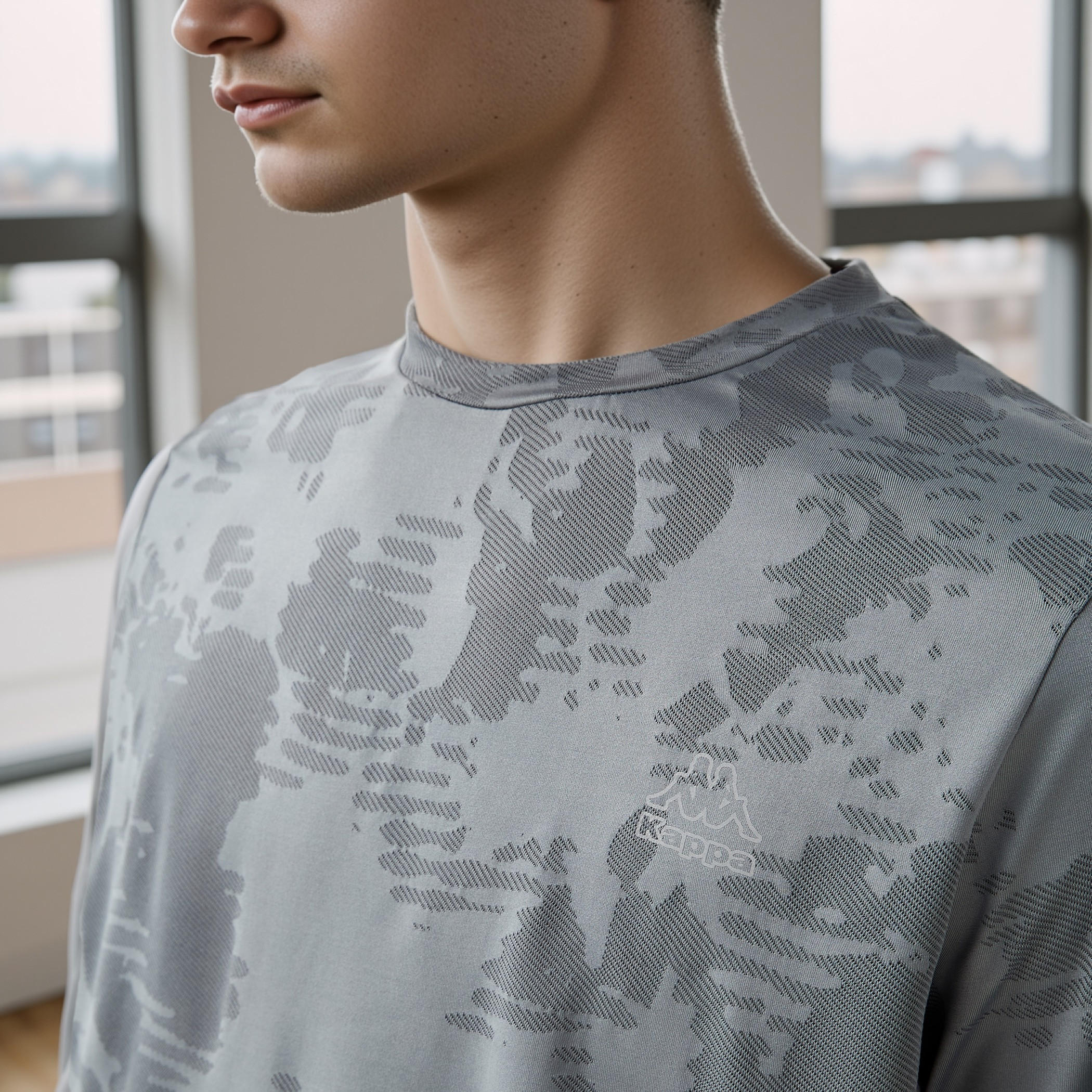 Kappa Logo Print Performance T-shirt-men-clothing-sportswearandactivewear-tshirtsandpolos-image-4