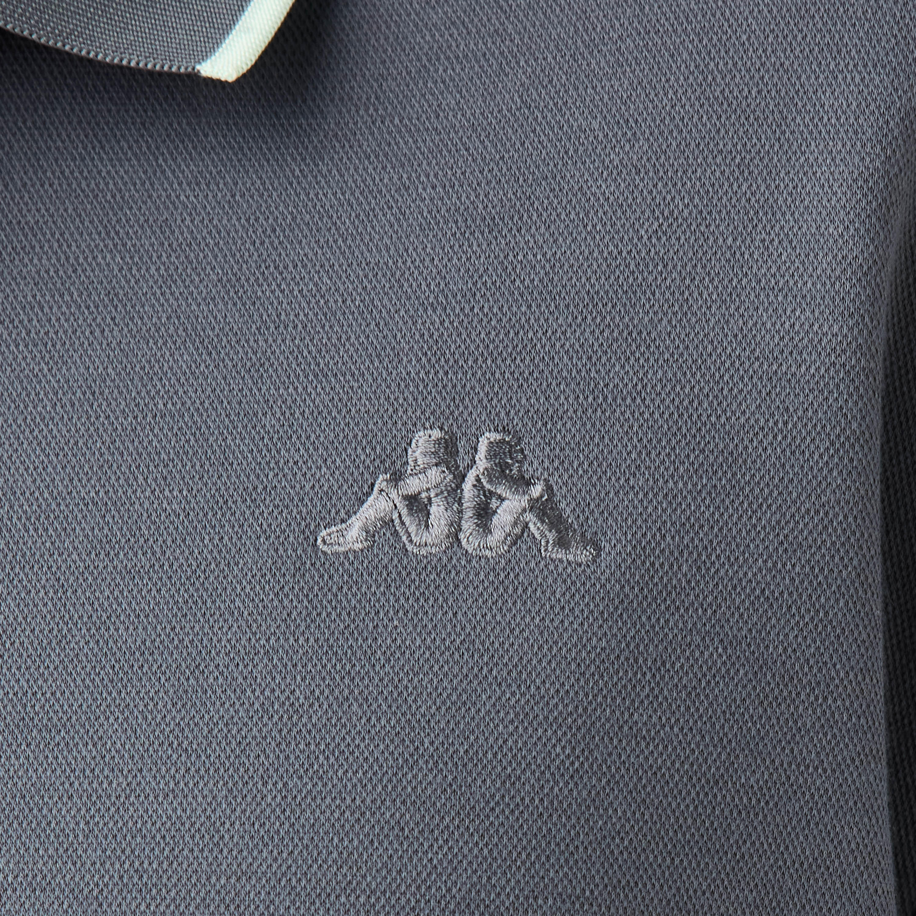 Kappa Logo Embroidered Polo T-shirt with Short Sleeves-men-clothing-tshirtsandpolos-polos-image-5