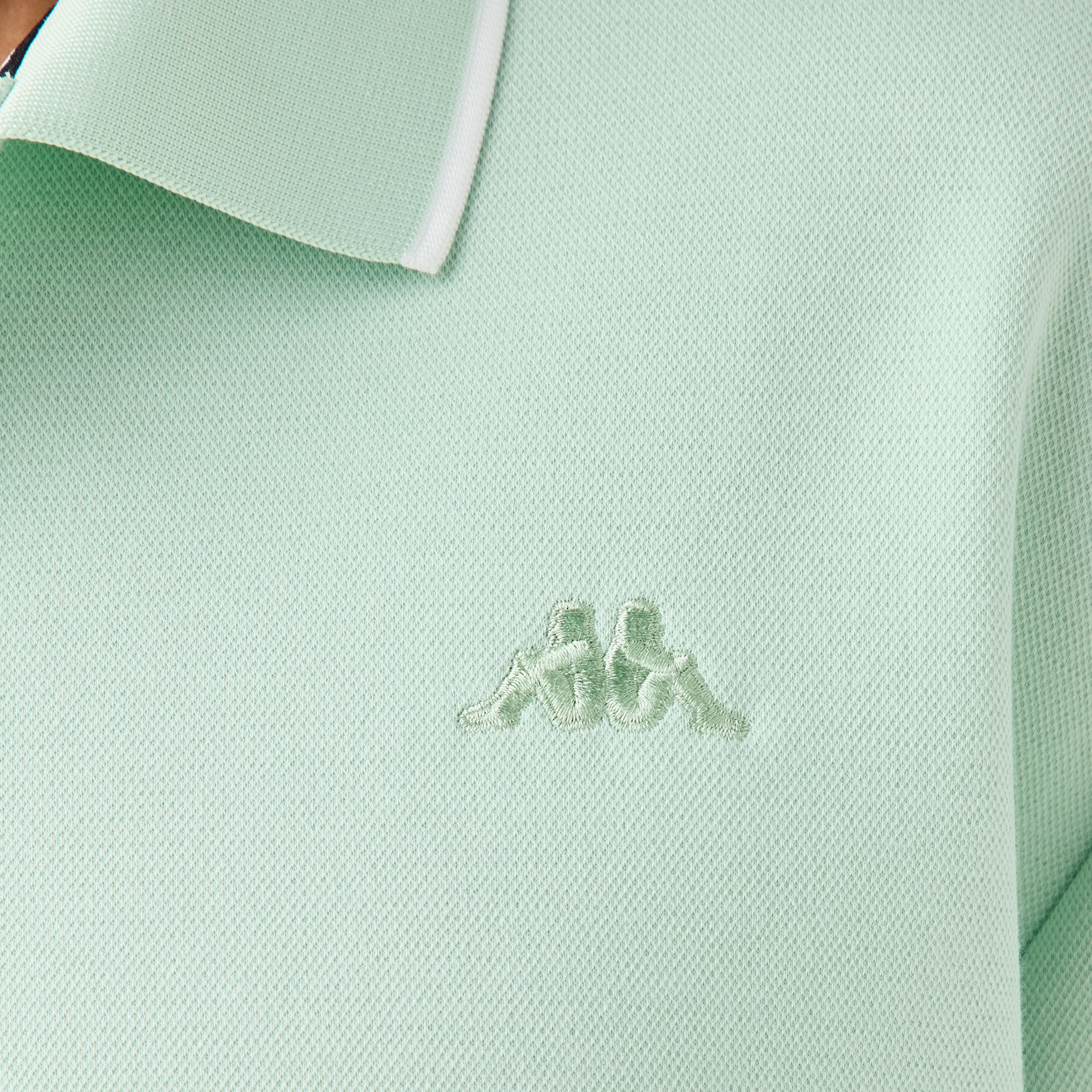 تيشيرت بولو بتطريز شعار وأكمام قصيرة من كابا-men-clothing-tshirtsandpolos-polos-image-5