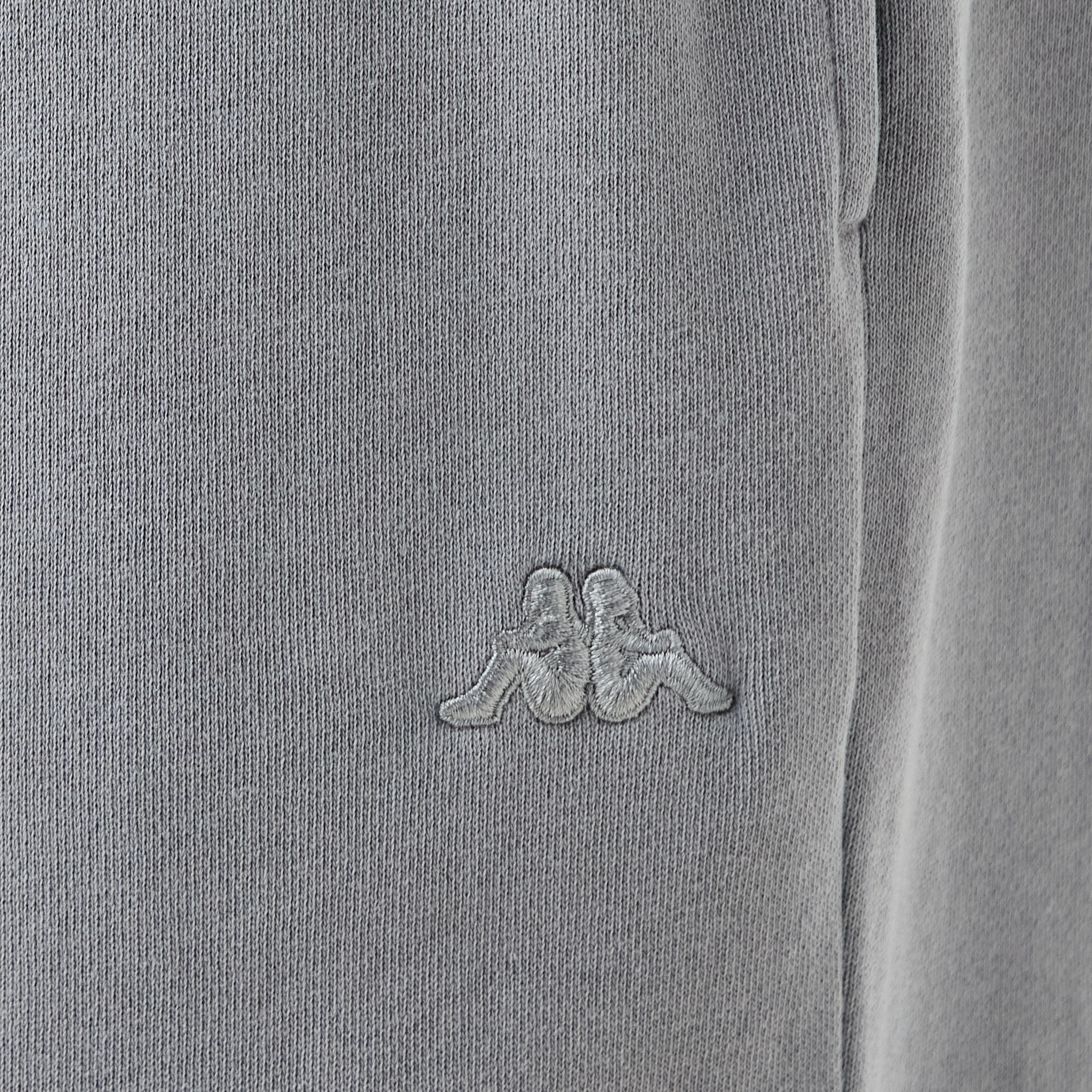 Kappa Logo Embroidered Joggers with Piping Detail and Pockets-men-clothing-sportswearandactivewear-bottoms-joggers-image-4