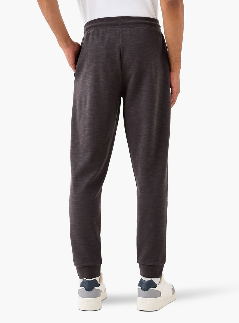Kappa Regular Fit Logo Detail Joggers with Drawstring Closure and Pockets-men-clothing-sportswearandactivewear-bottoms-joggers-image-3