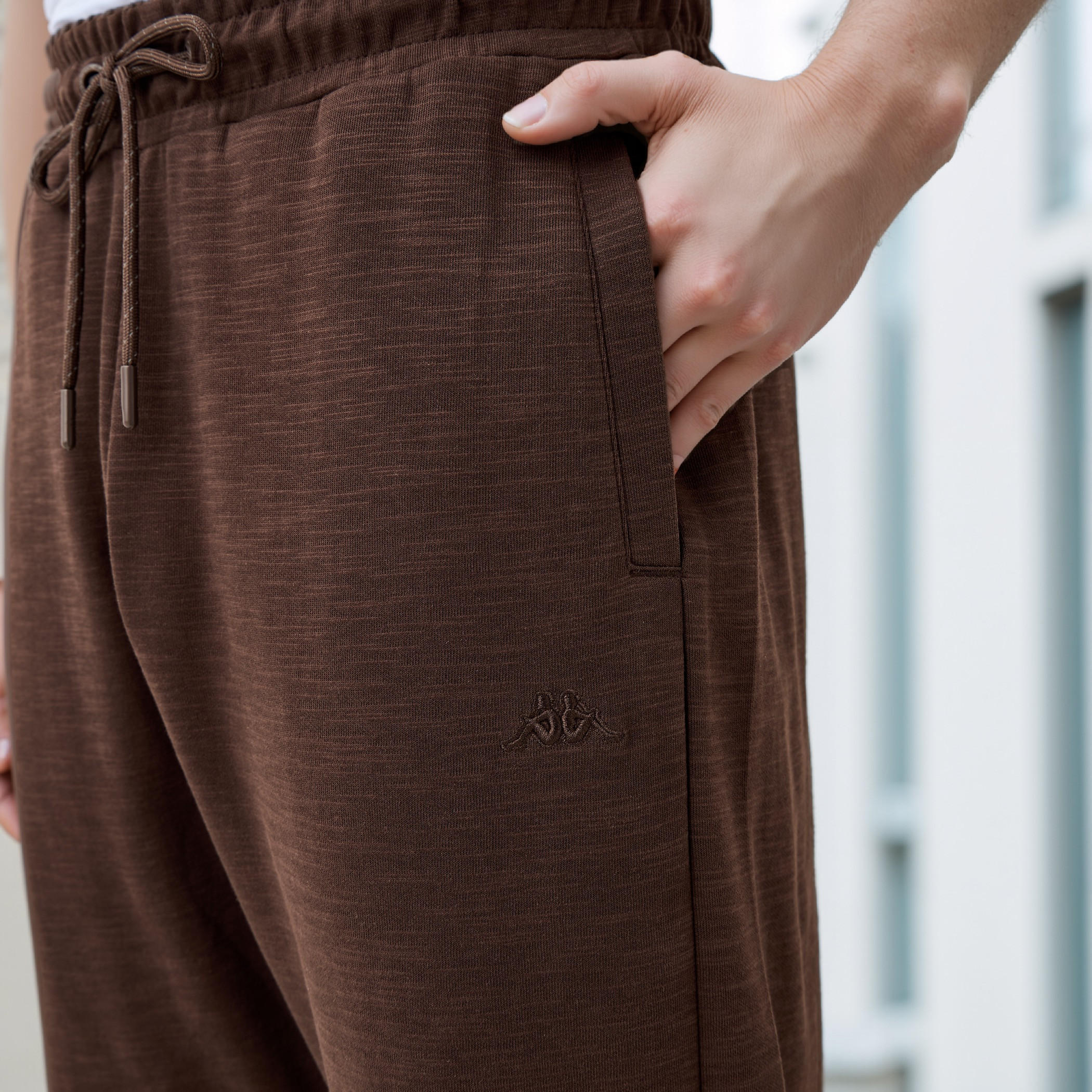 Kappa Regular Fit Panelled Joggers with Drawstring Closure and Pockets-men-clothing-sportswearandactivewear-tracksuits-image-4