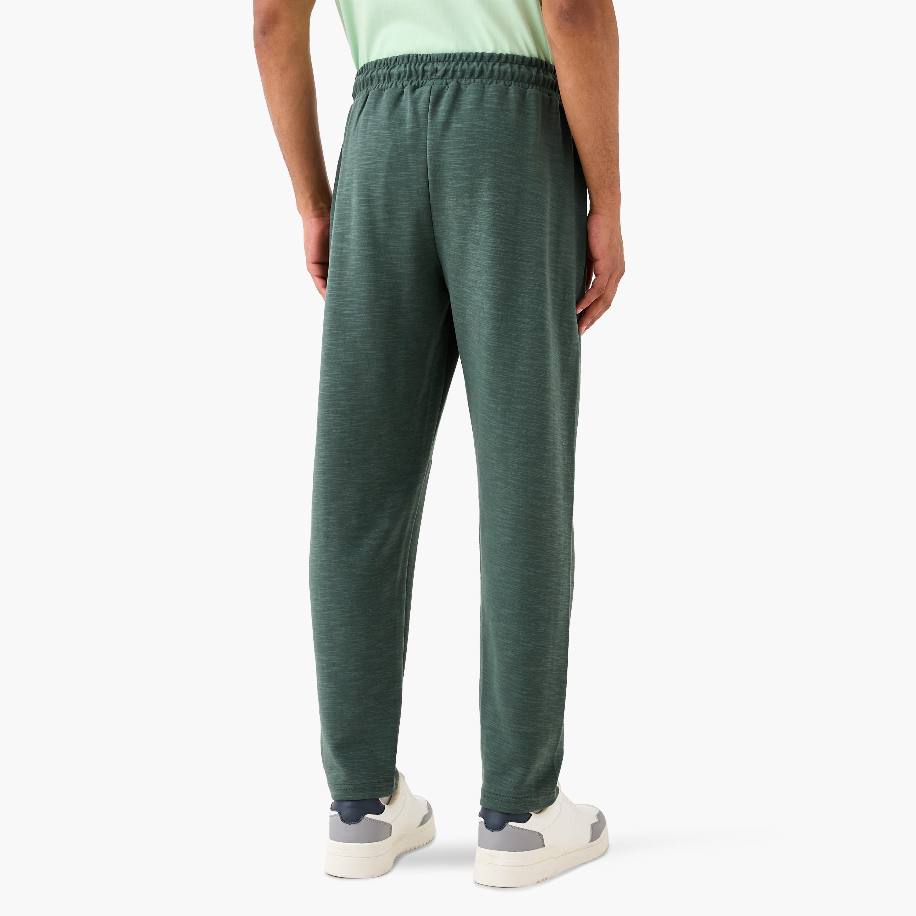 Kappa Regular Fit Panelled Joggers with Drawstring Closure and Pockets-men-clothing-sportswearandactivewear-tracksuits-image-3