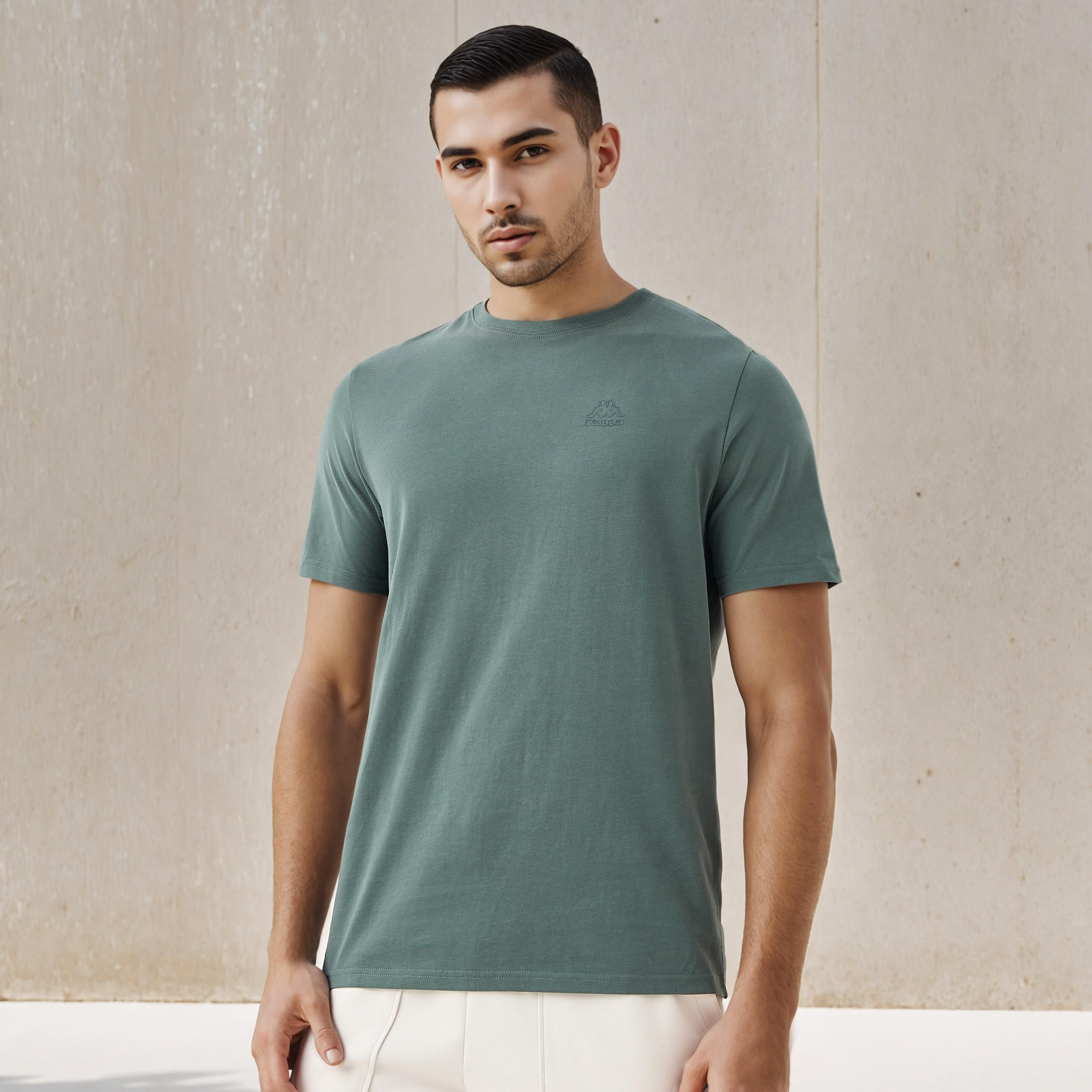 Kappa Logo Detail Crew Neck T-shirt-men-clothing-sportswearandactivewear-tshirtsandpolos-image-1