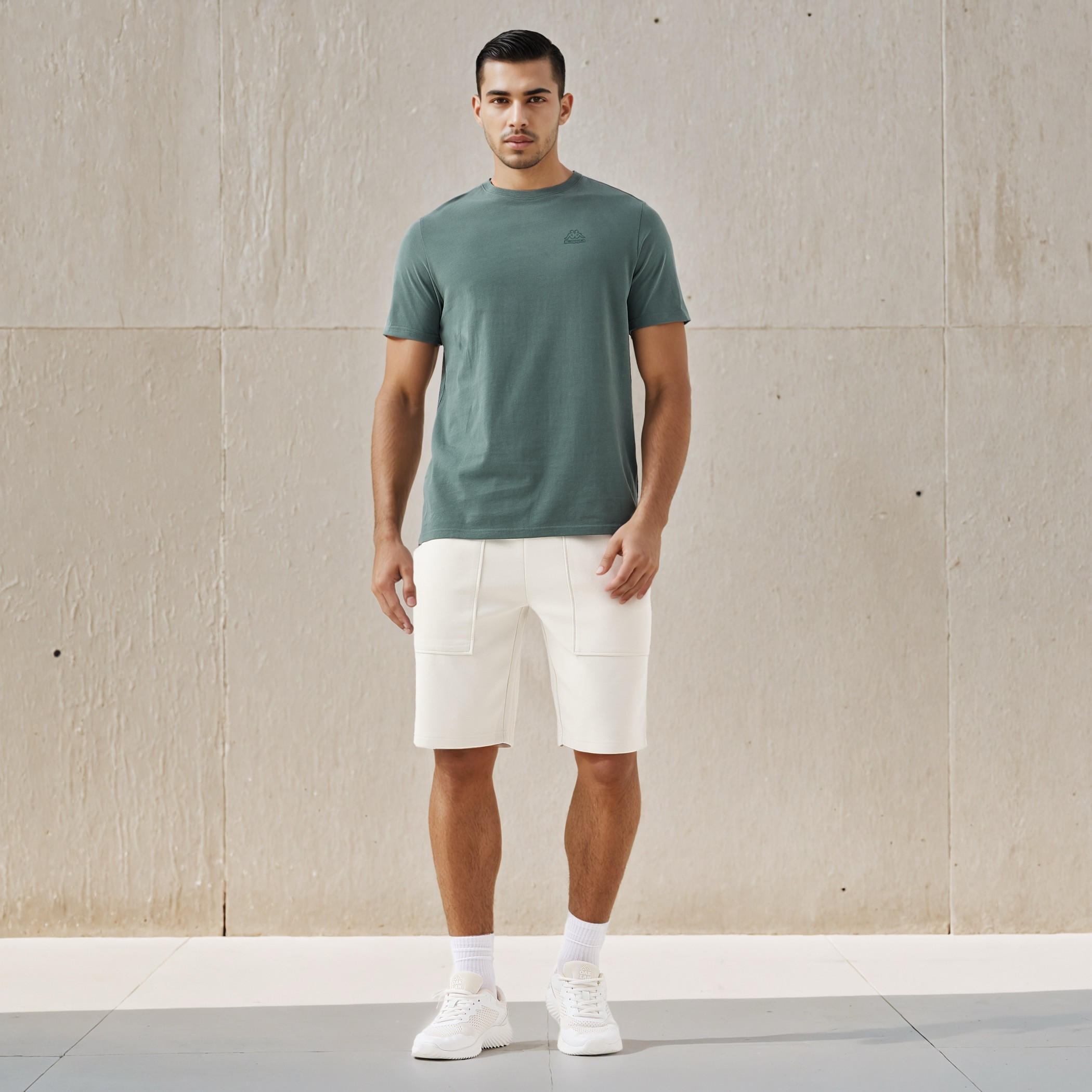 Kappa Logo Detail Crew Neck T-shirt-men-clothing-sportswearandactivewear-tshirtsandpolos-image-2