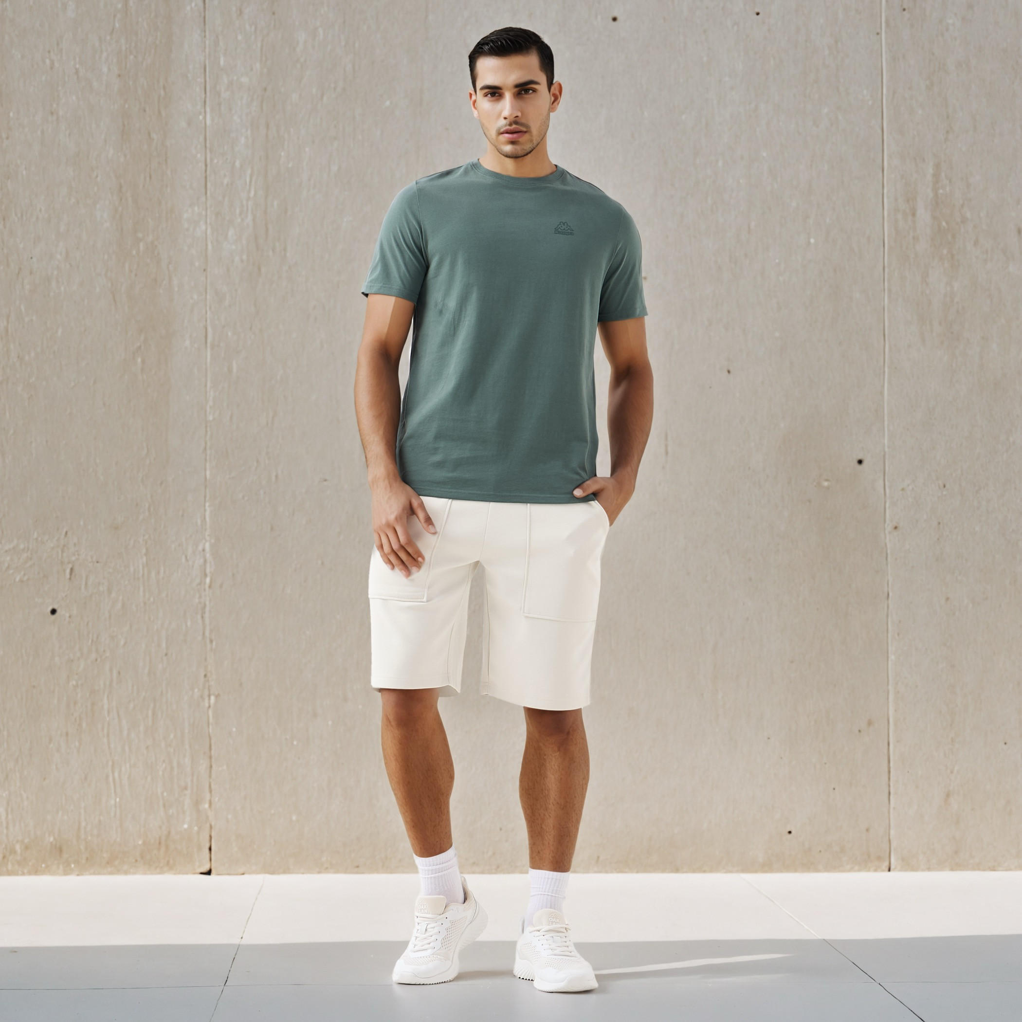 Kappa Logo Detail Crew Neck T-shirt-men-clothing-sportswearandactivewear-tshirtsandpolos-image-6