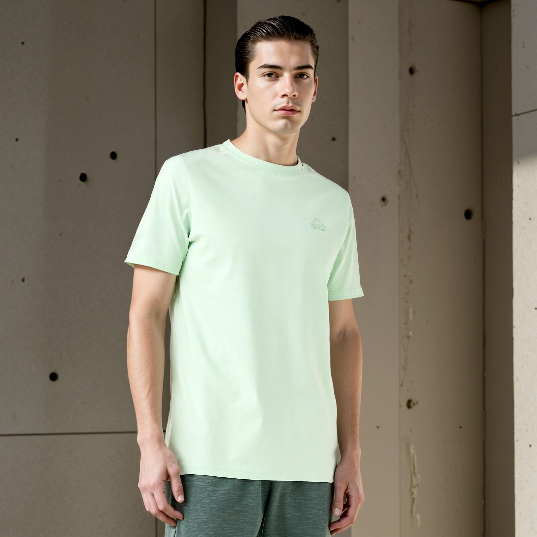 Kappa Logo Detail Crew Neck T-shirt-men-clothing-sportswearandactivewear-tshirtsandpolos-image-1