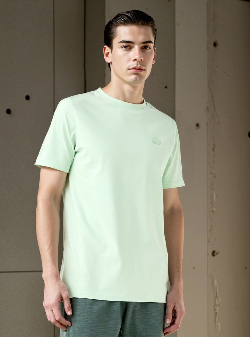 Kappa Logo Detail Crew Neck T-shirt-men-clothing-sportswearandactivewear-tshirtsandpolos-image-1