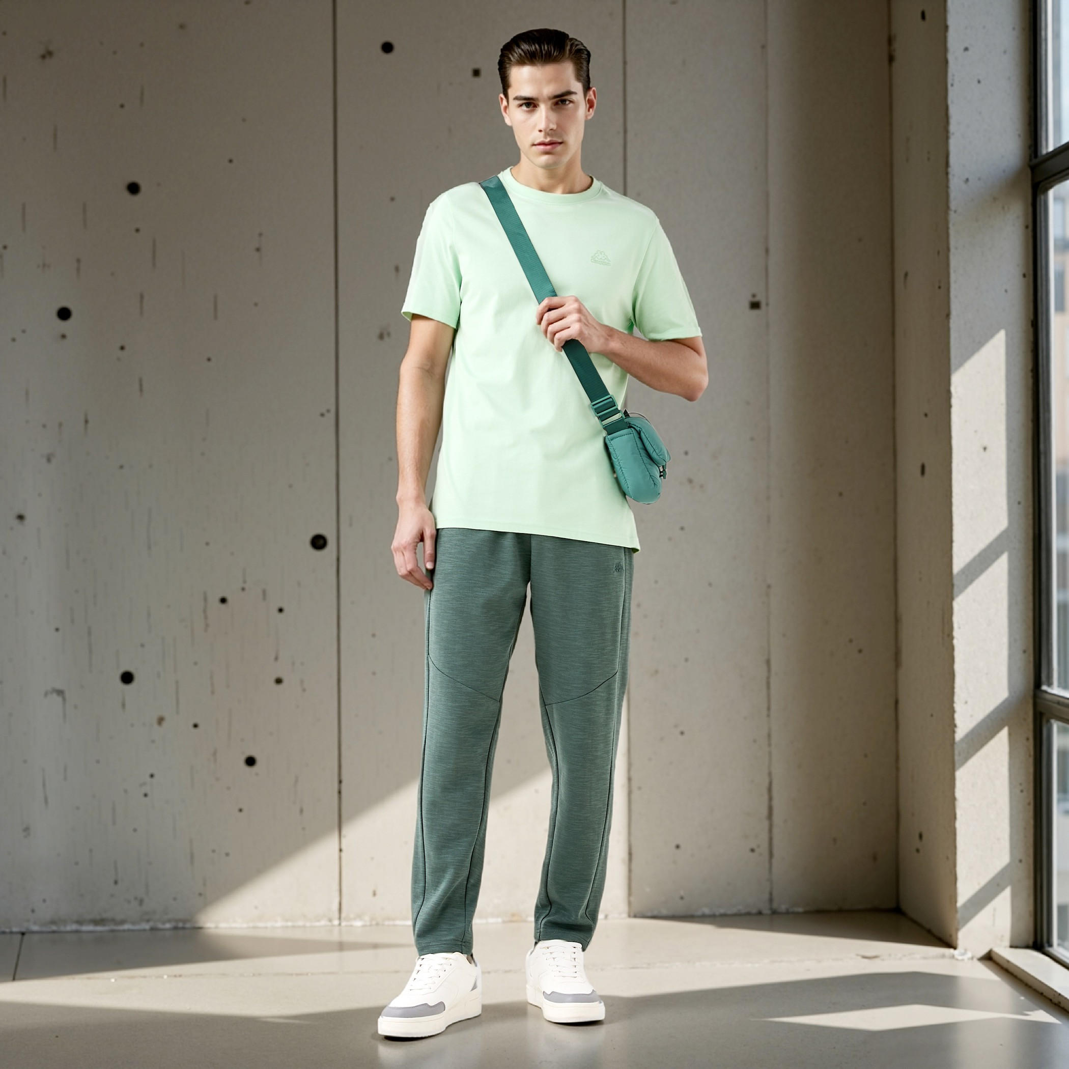 Kappa Logo Detail Crew Neck T-shirt-men-clothing-sportswearandactivewear-tshirtsandpolos-image-2