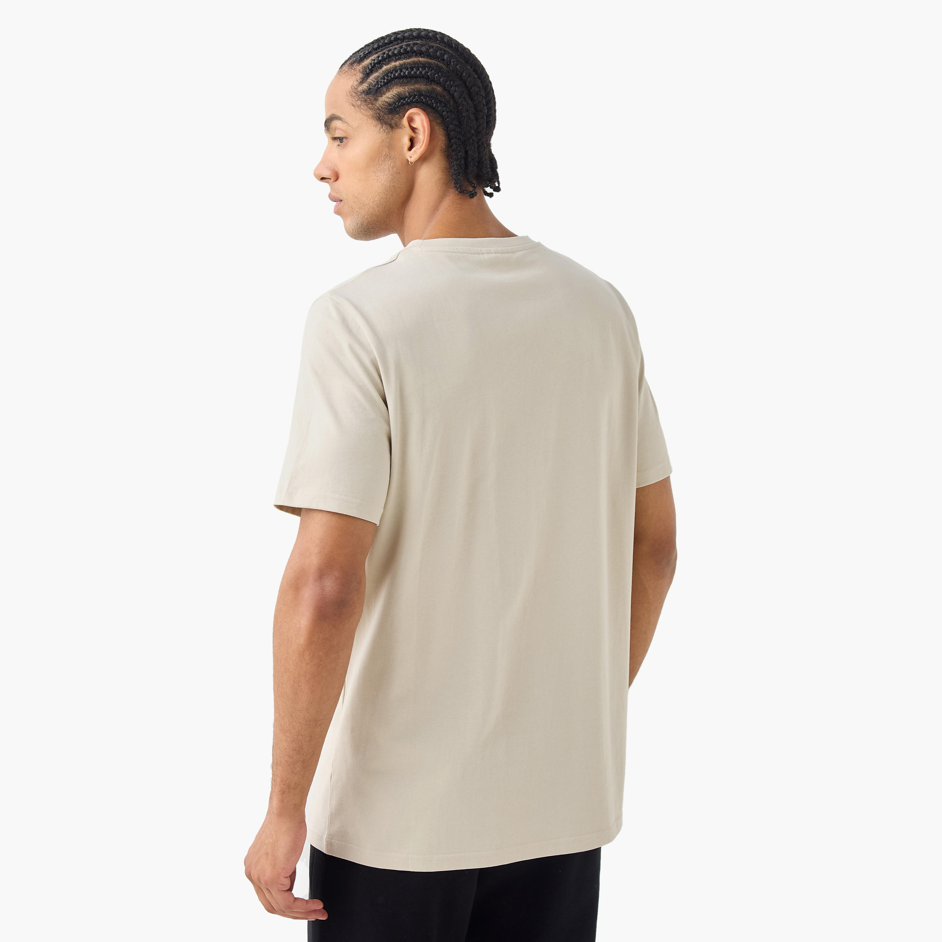 Kappa Logo Detail Crew Neck T-shirt-men-clothing-sportswearandactivewear-tshirtsandpolos-image-3