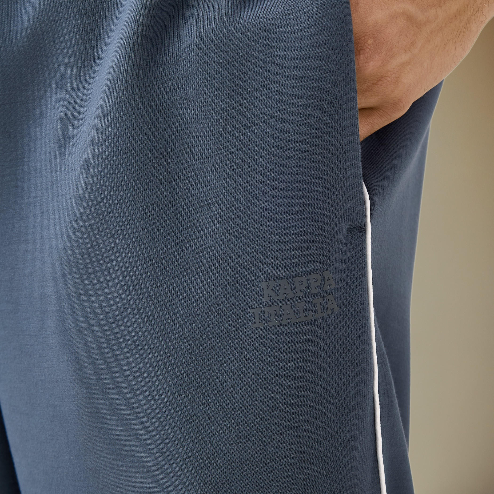 Kappa Printed Track Pants with Drawstring Closure and Pockets-men-clothing-sportswearandactivewear-bottoms-joggers-image-5