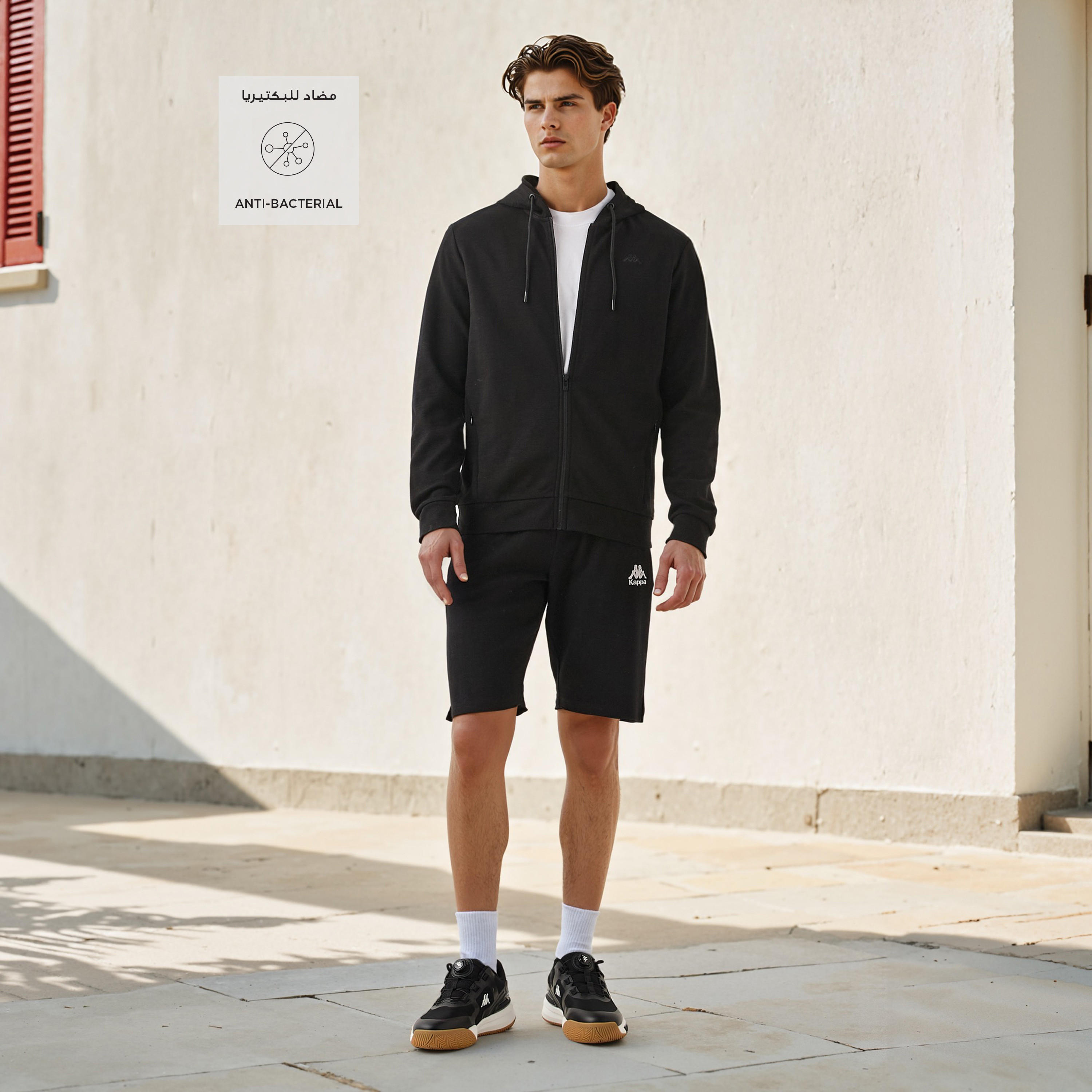 هودي بقصة عادية وسحاب وجيوب من كابا-men-winterwear-hoodiesandsweatshirts-image-4