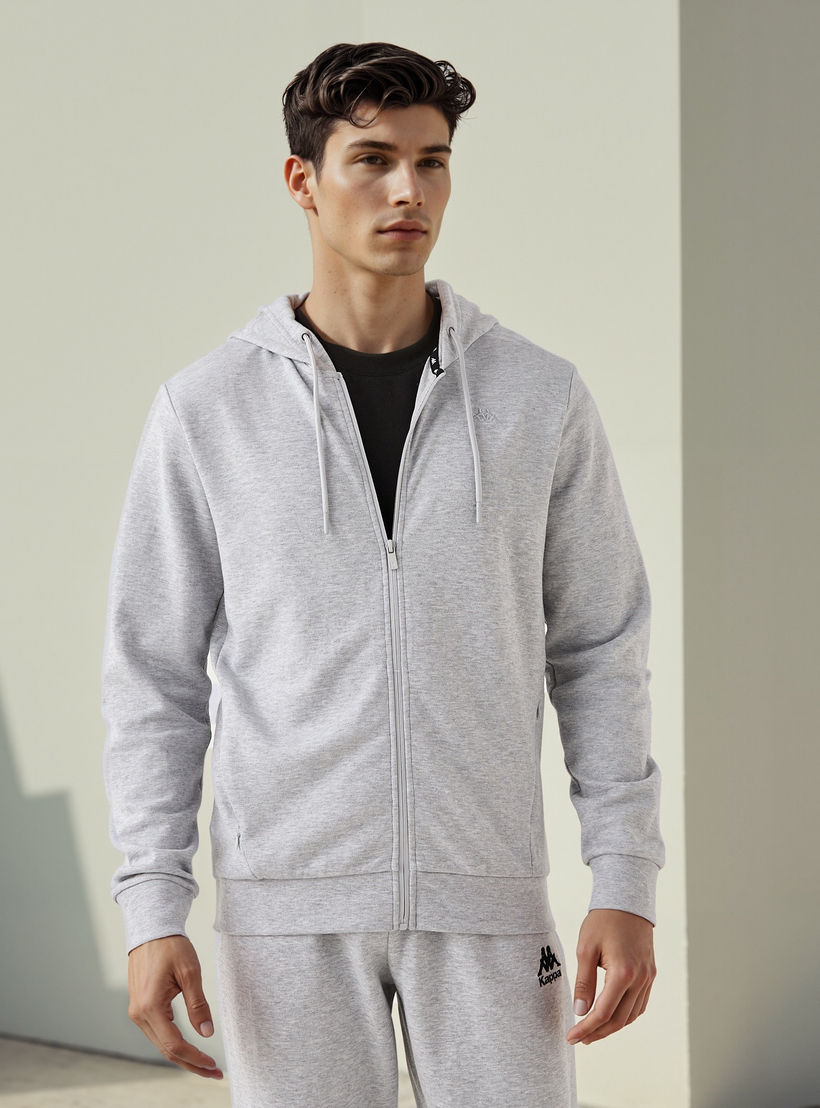 Kappa Regular Fit Zip Through Hoodie with Pockets-men-winterwear-hoodiesandsweatshirts-image-1