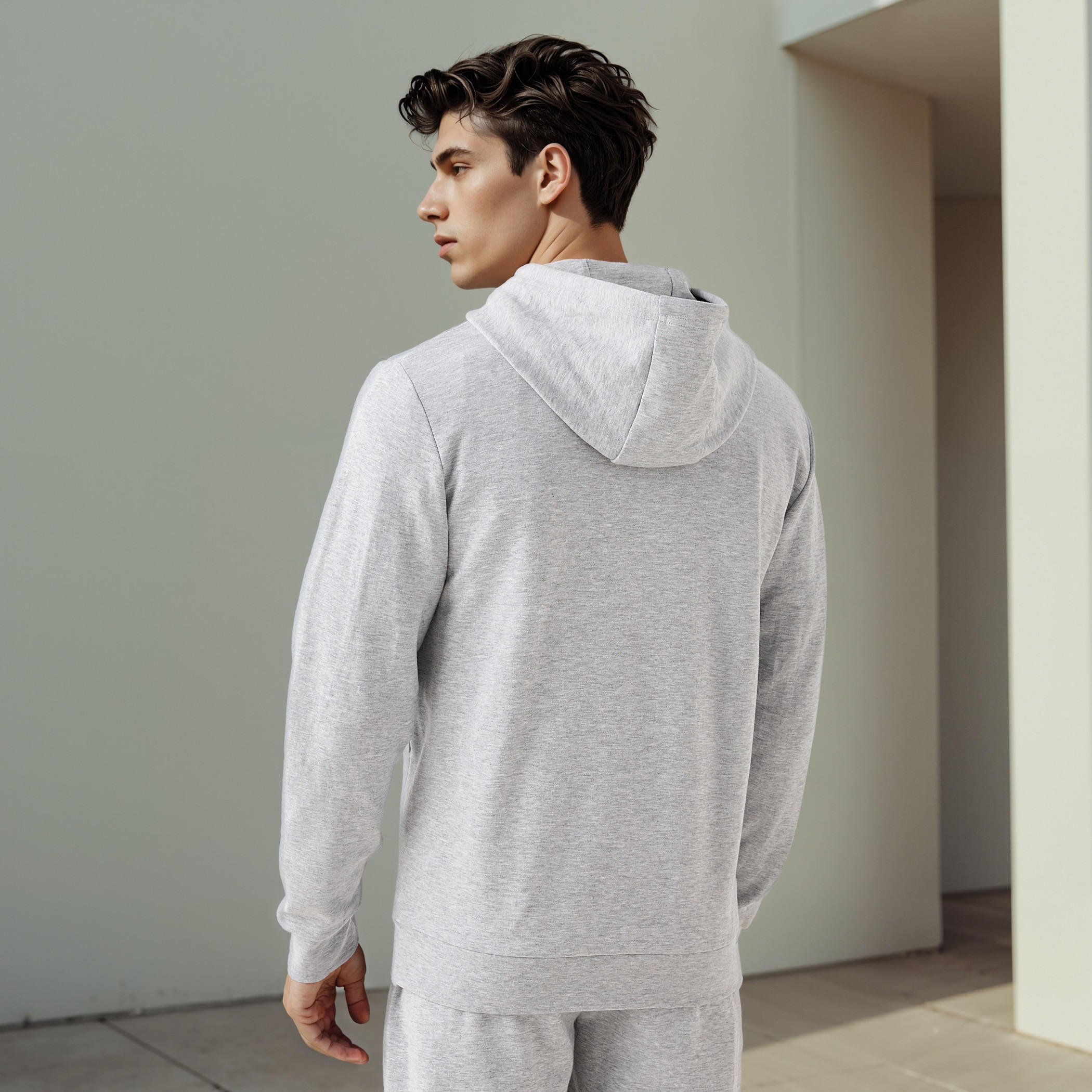 Kappa Regular Fit Zip Through Hoodie with Pockets-men-winterwear-hoodiesandsweatshirts-image-3