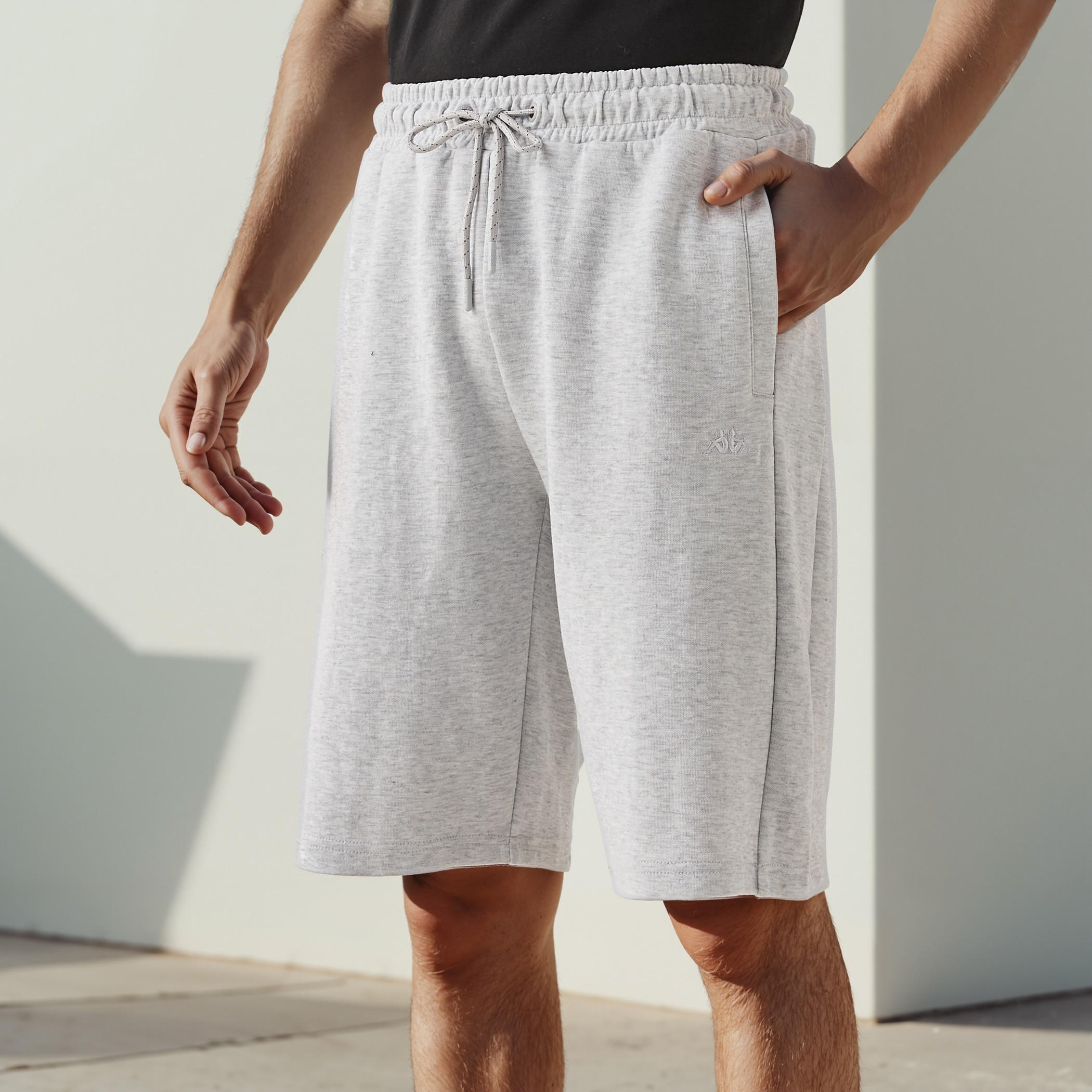 Kappa Regular Fit Shorts with Drawstring Closure and Pockets-men-clothing-bottoms-shorts-image-1