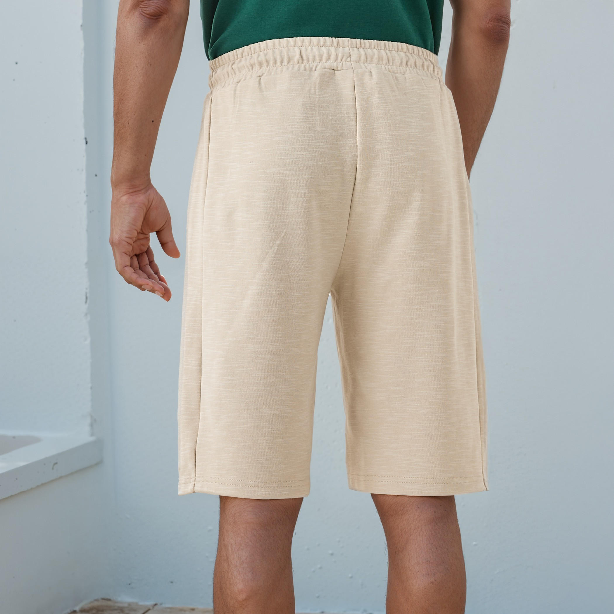 شورت بقصّة عادية ورباط إغلاق وجيوب من كابا-men-clothing-bottoms-shorts-image-3