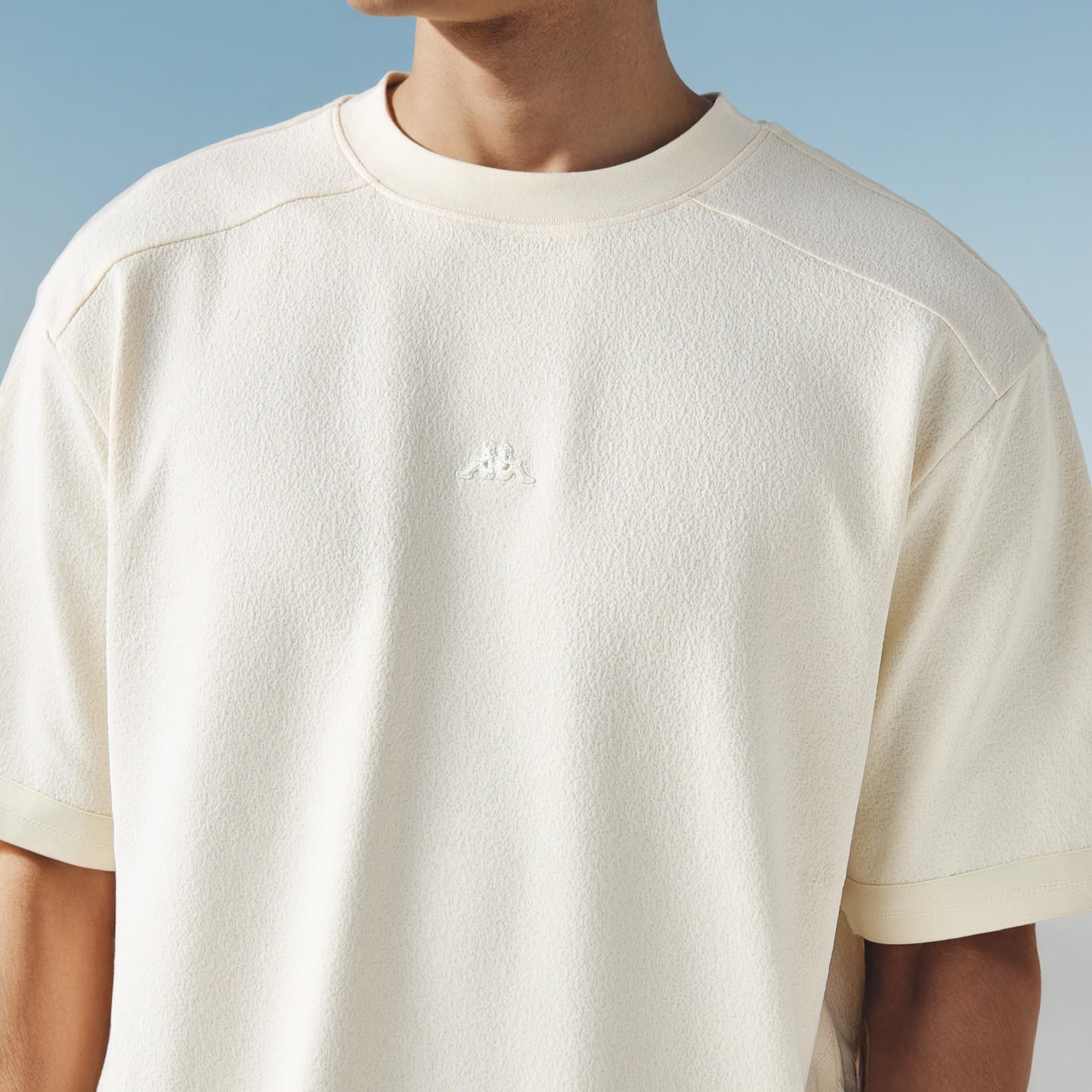 Kappa Jacquard Textured T-shirt-men-clothing-tshirtsandpolos-tshirts-image-4