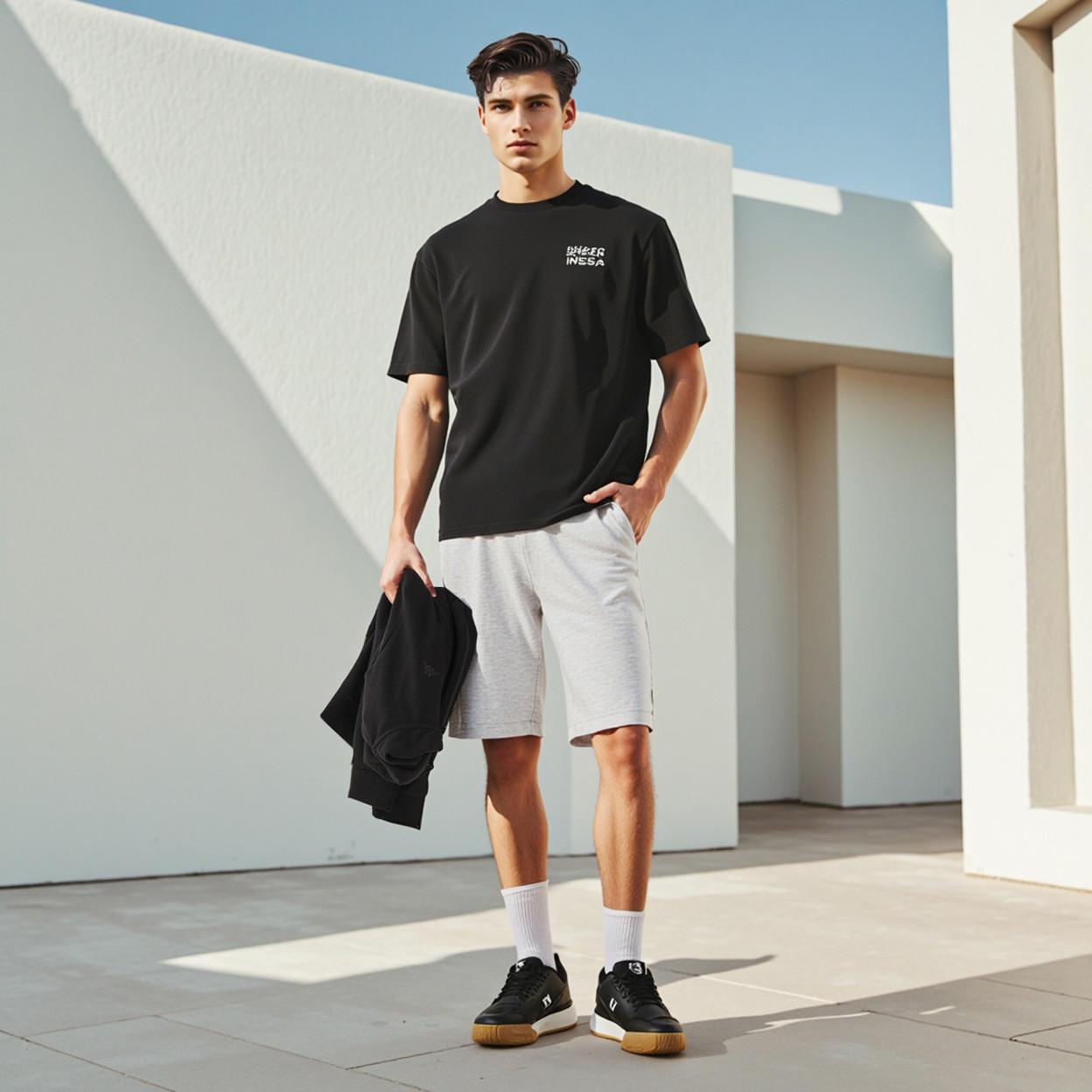 Kappa Graphic Print Crew Neck T-shirt-men-clothing-sportswearandactivewear-tshirtsandpolos-image-2
