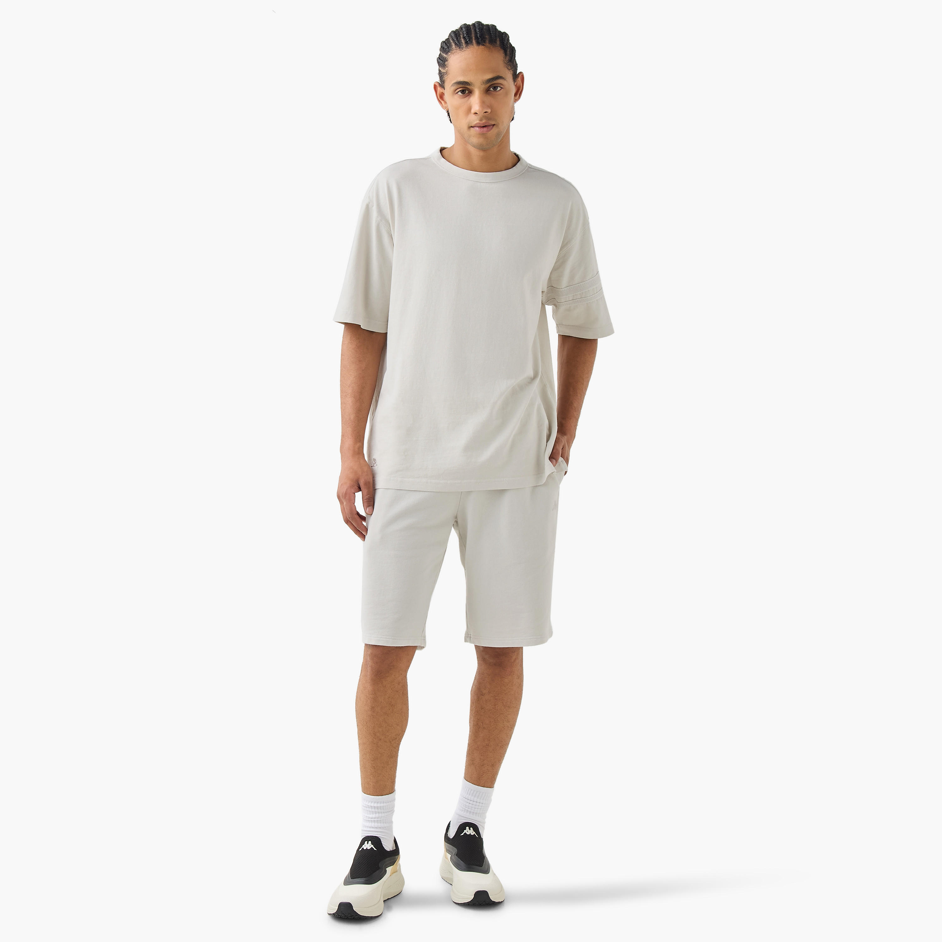Kappa Panel Detail Shorts with Pockets-men-clothing-bottoms-shorts-image-2