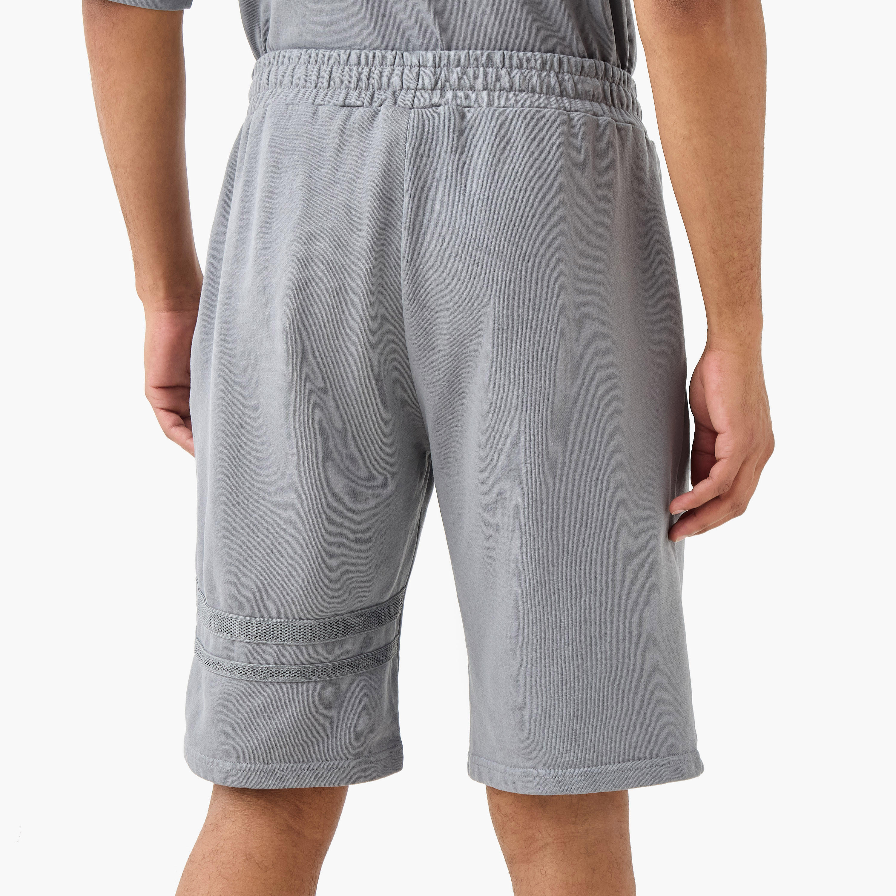 Kappa Panel Detail Shorts with Pockets-men-clothing-bottoms-shorts-image-3