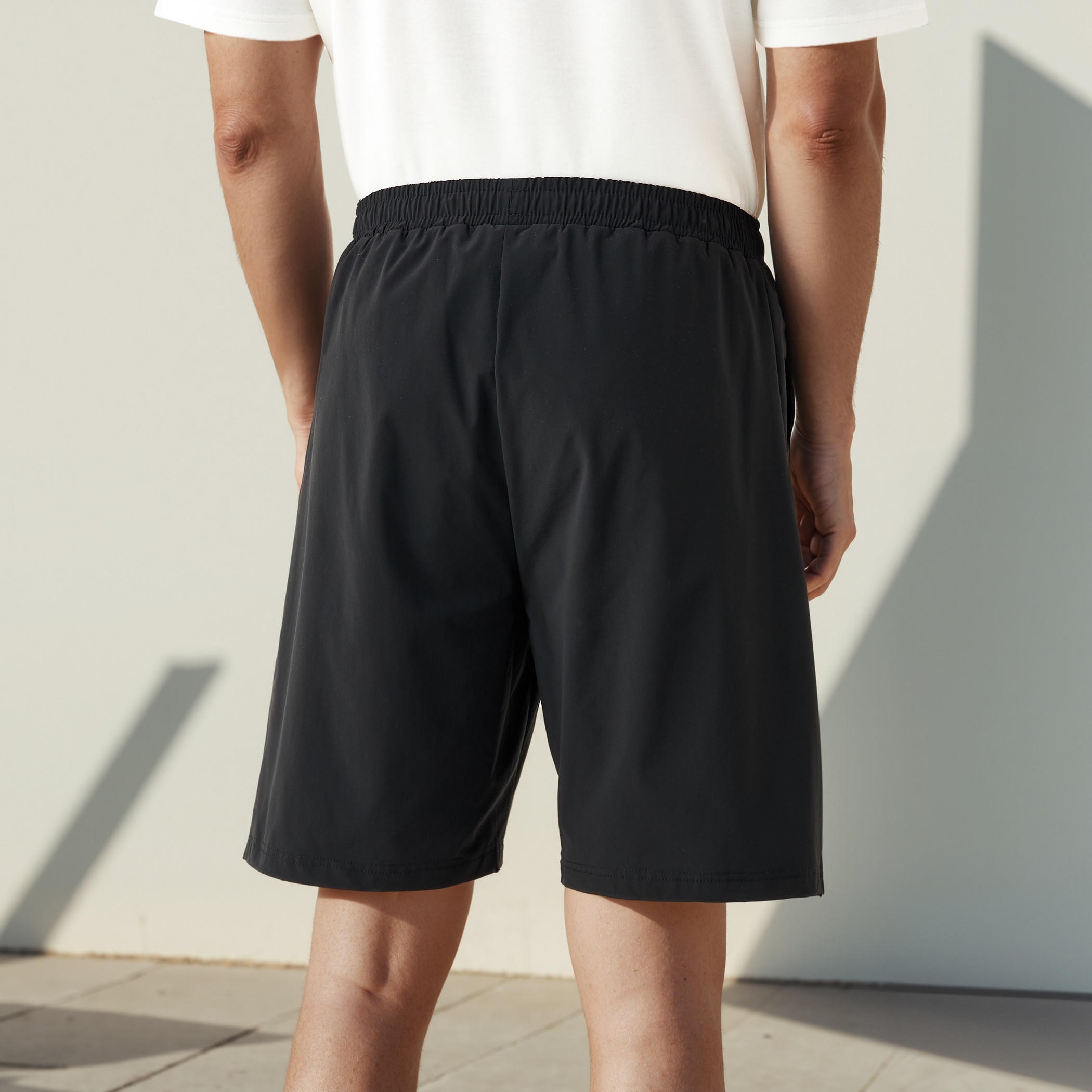 Kappa Logo Detail Shorts with Elasticated Waistband and Pockets-men-clothing-bottoms-shorts-image-3