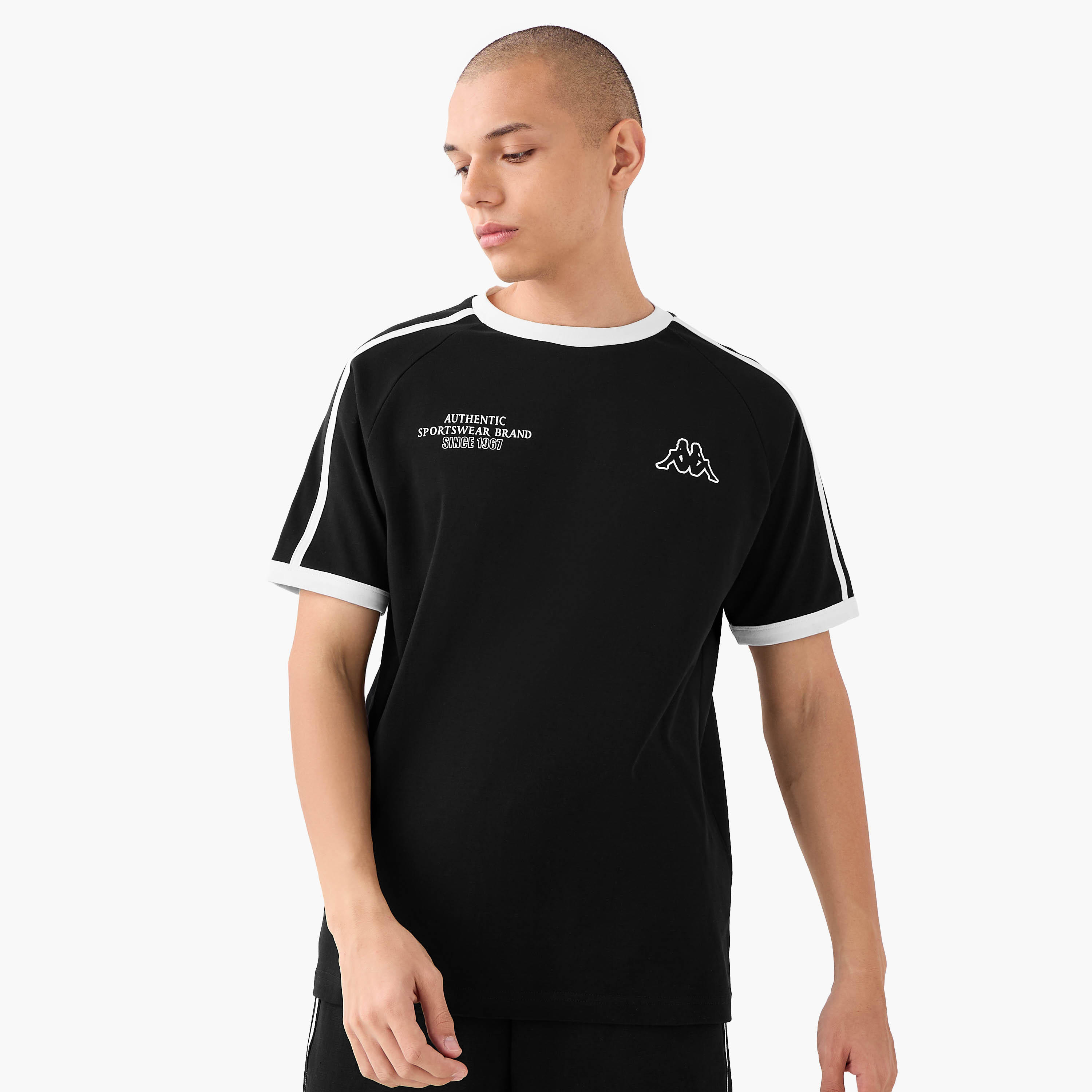 Kappa Logo Print T-shirt-men-clothing-tshirtsandpolos-tshirts-image-1