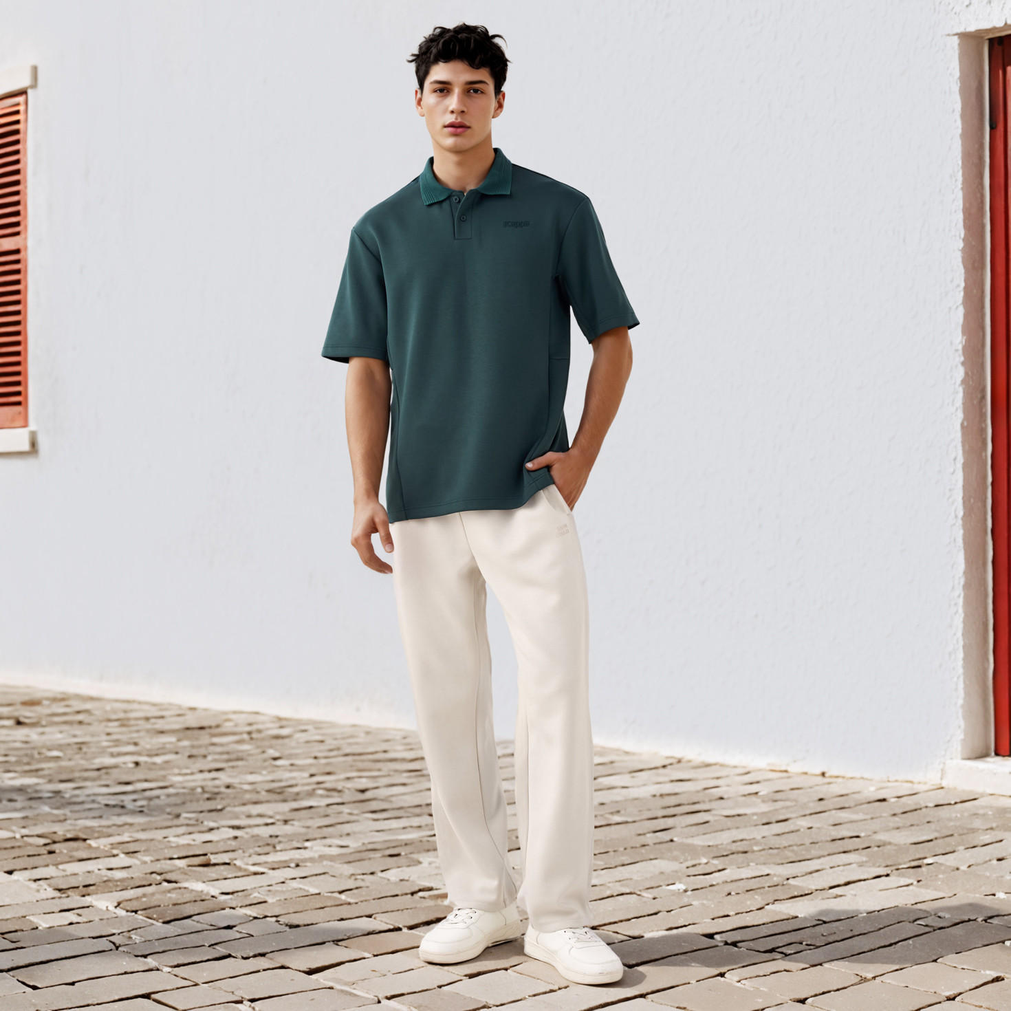 Kappa Logo Embroidered Polo T-shirt-men-clothing-sportswearandactivewear-tshirtsandpolos-image-2