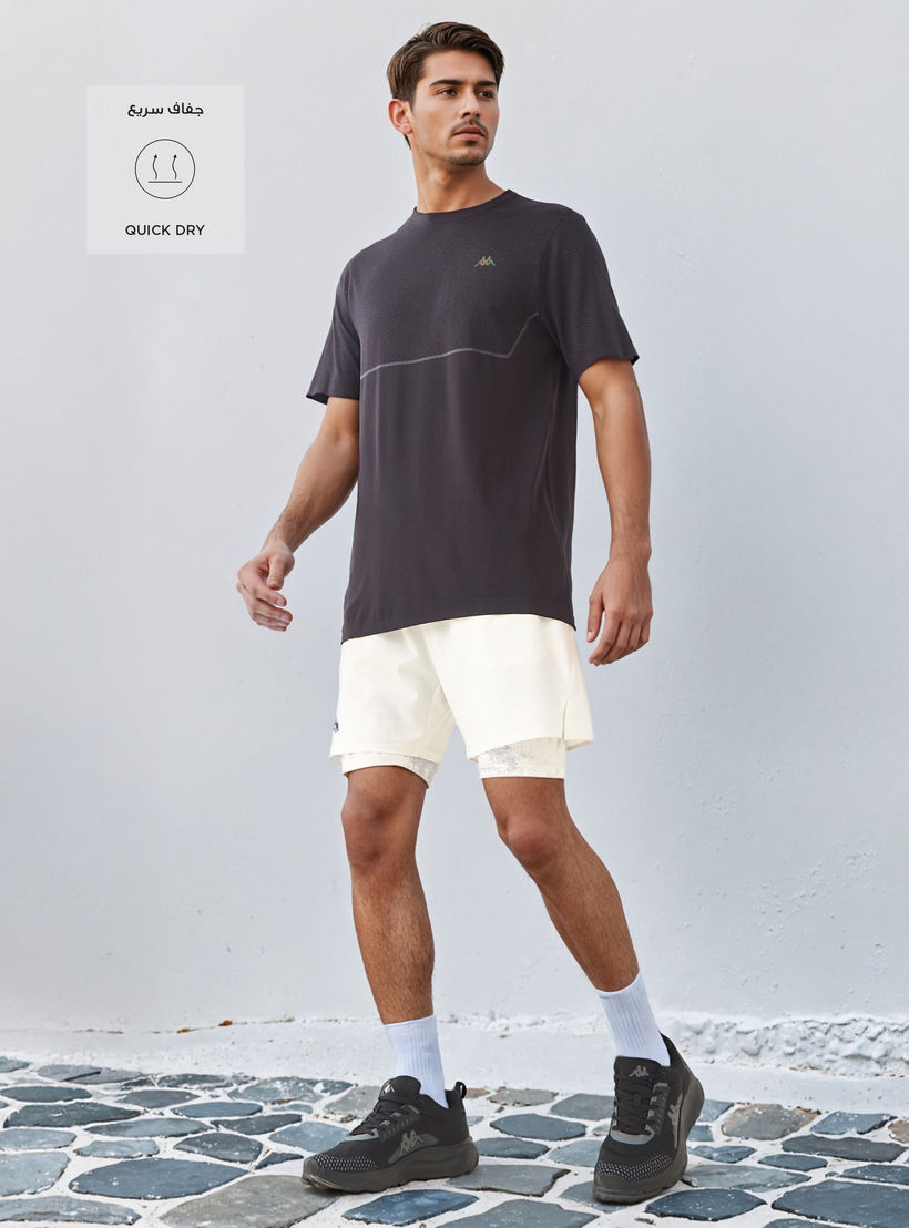 شورت جري مع شورت داخلي بطبعات شعار من كابا-men-clothing-bottoms-shorts-image-2