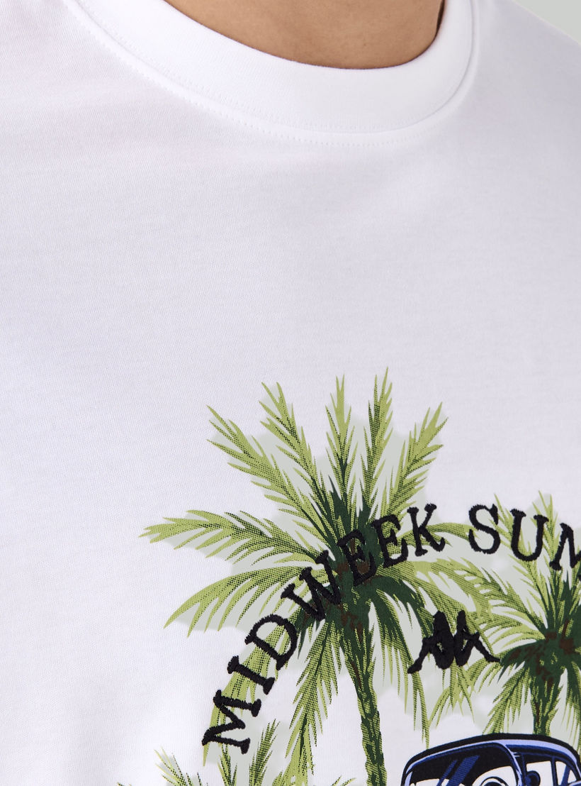 Kappa Logo Print Crew Neck T-shirt-men-clothing-sportswearandactivewear-tshirtsandpolos-image-5