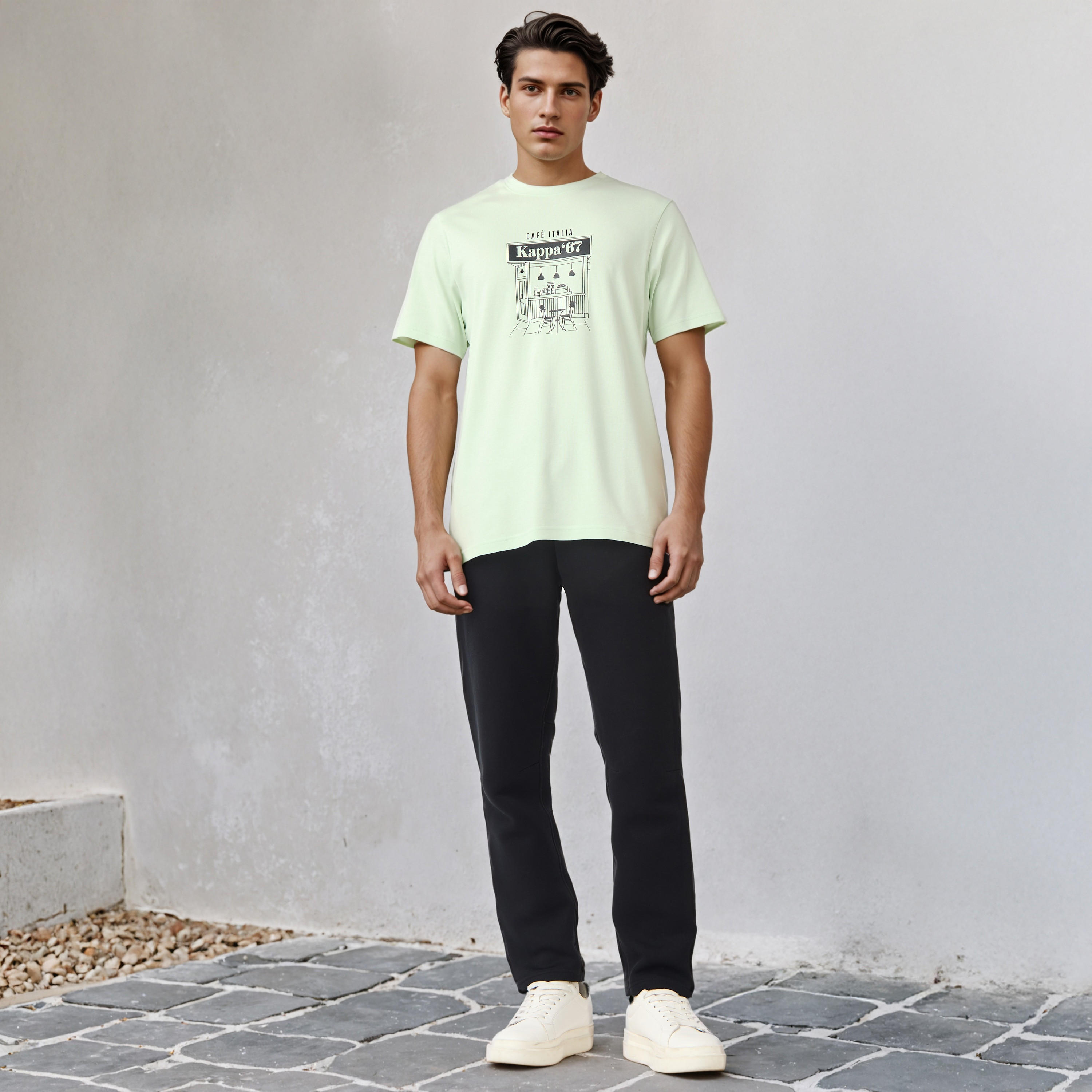 Kappa Logo Print T-shirt-men-clothing-tshirtsandpolos-tshirts-image-2
