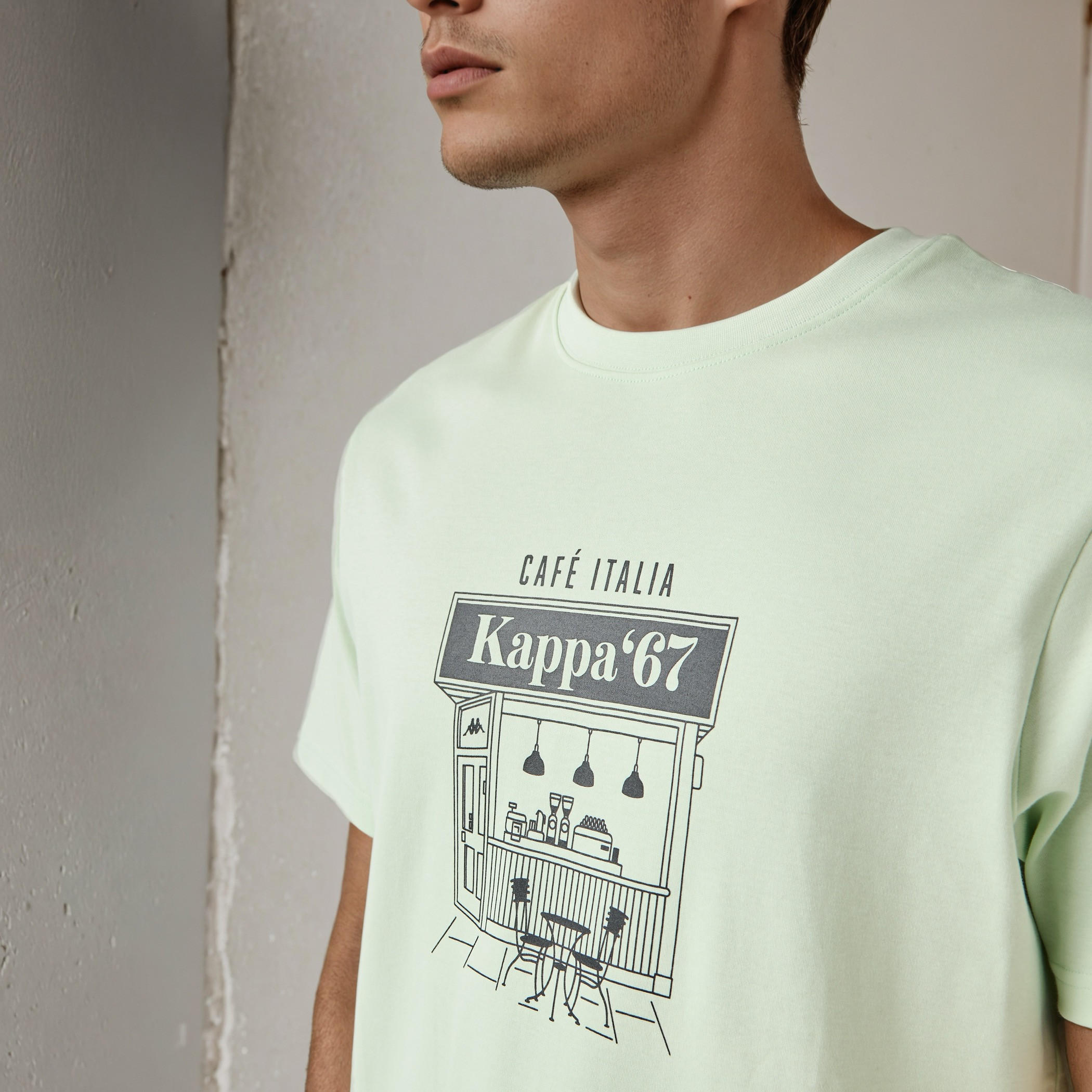 Kappa Logo Print T-shirt-men-clothing-tshirtsandpolos-tshirts-image-4