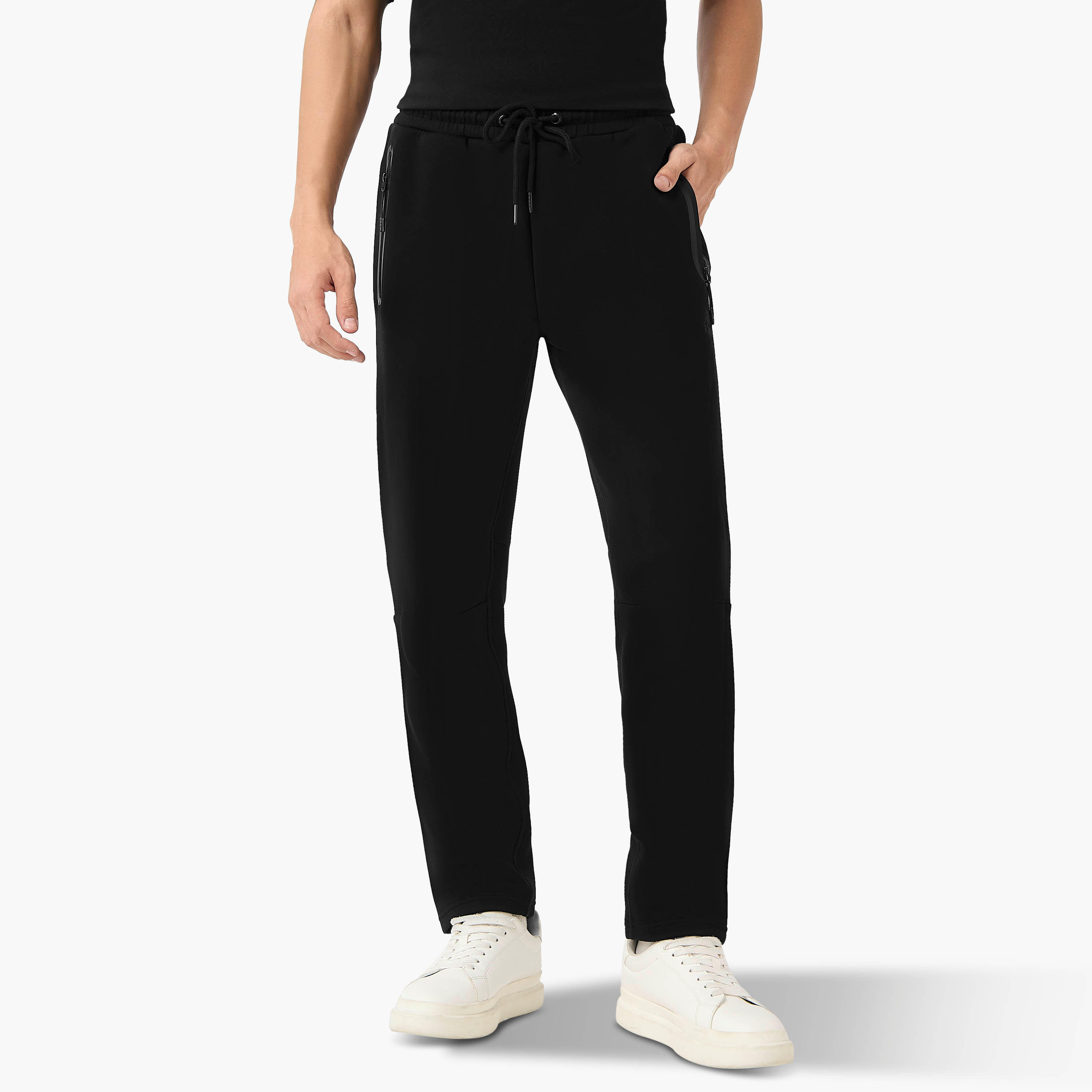 بنطلون رياضي برباط إغلاق وجيوب بسحاب من كابا-men-clothing-sportswearandactivewear-tracksuits-image-5