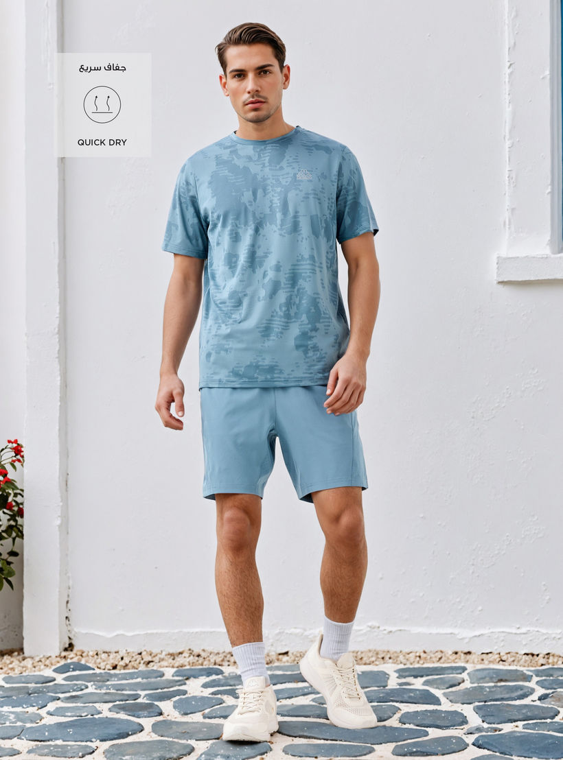 شورت بتزيينات شبكية وجيوب من كابا-men-clothing-bottoms-shorts-image-5