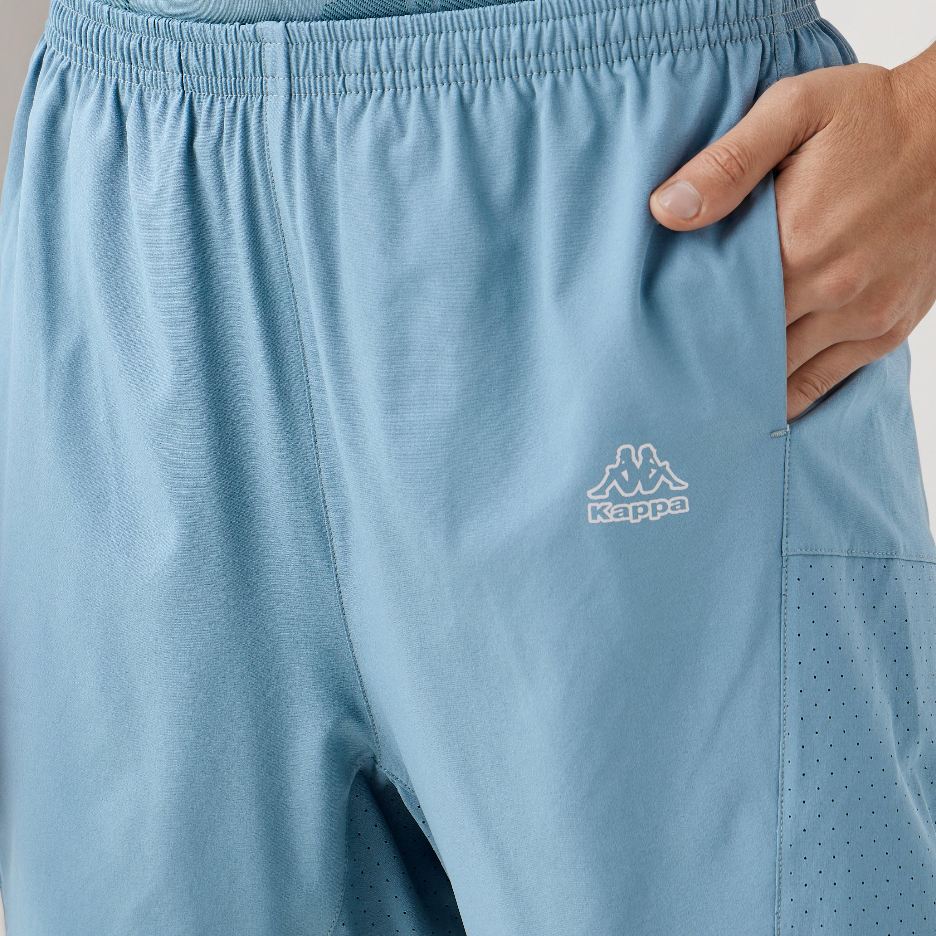 شورت بتزيينات شبكية وجيوب من كابا-men-clothing-bottoms-shorts-image-3