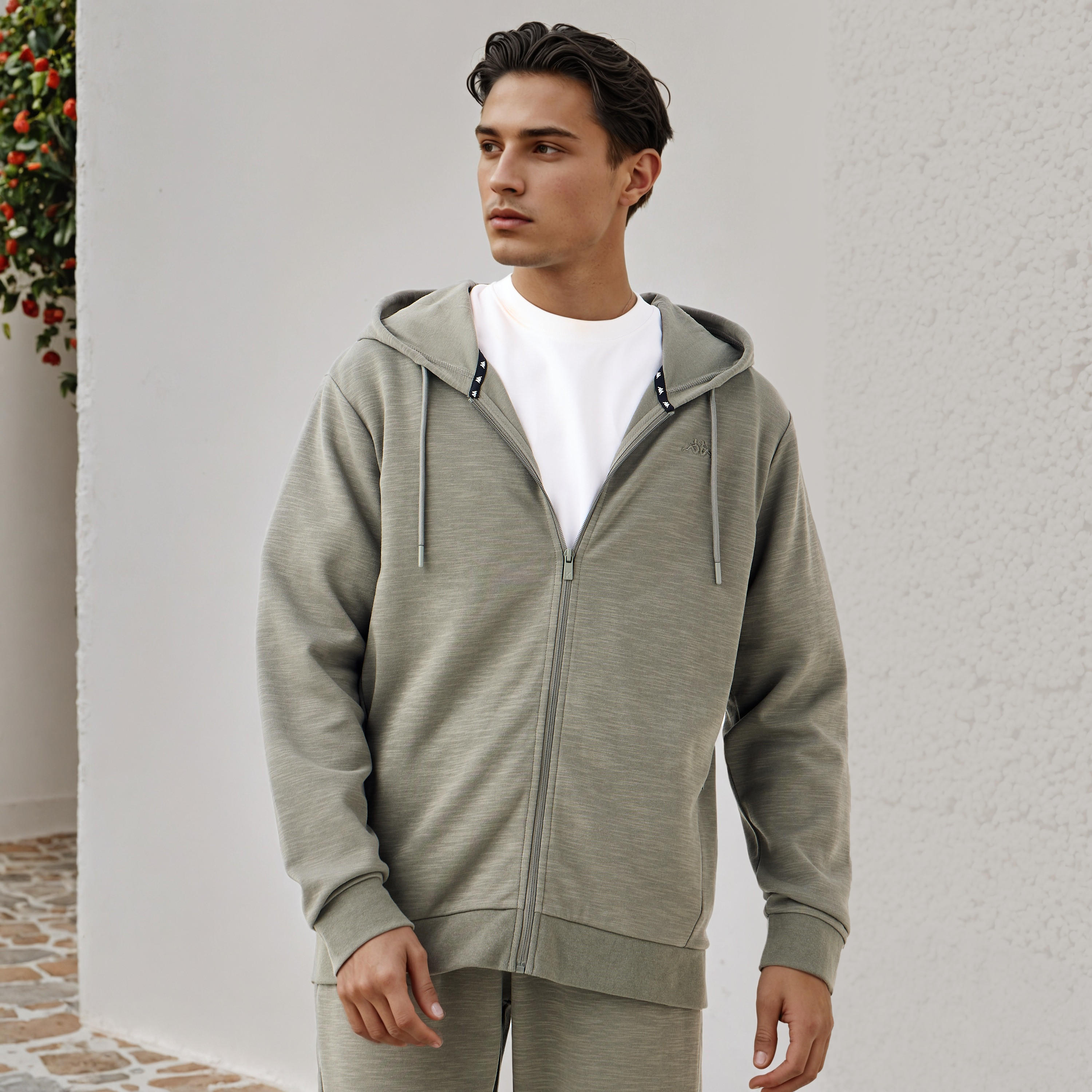 Kappa Zip Through Hoodie-men-winterwear-hoodiesandsweatshirts-image-1
