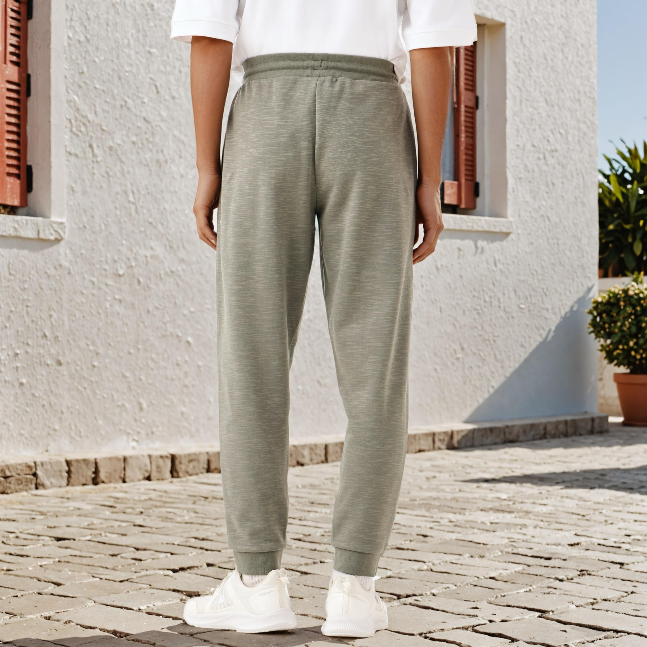 Kappa Jogger with Drawstring Waist and Pockets-men-clothing-sportswearandactivewear-bottoms-joggers-image-3