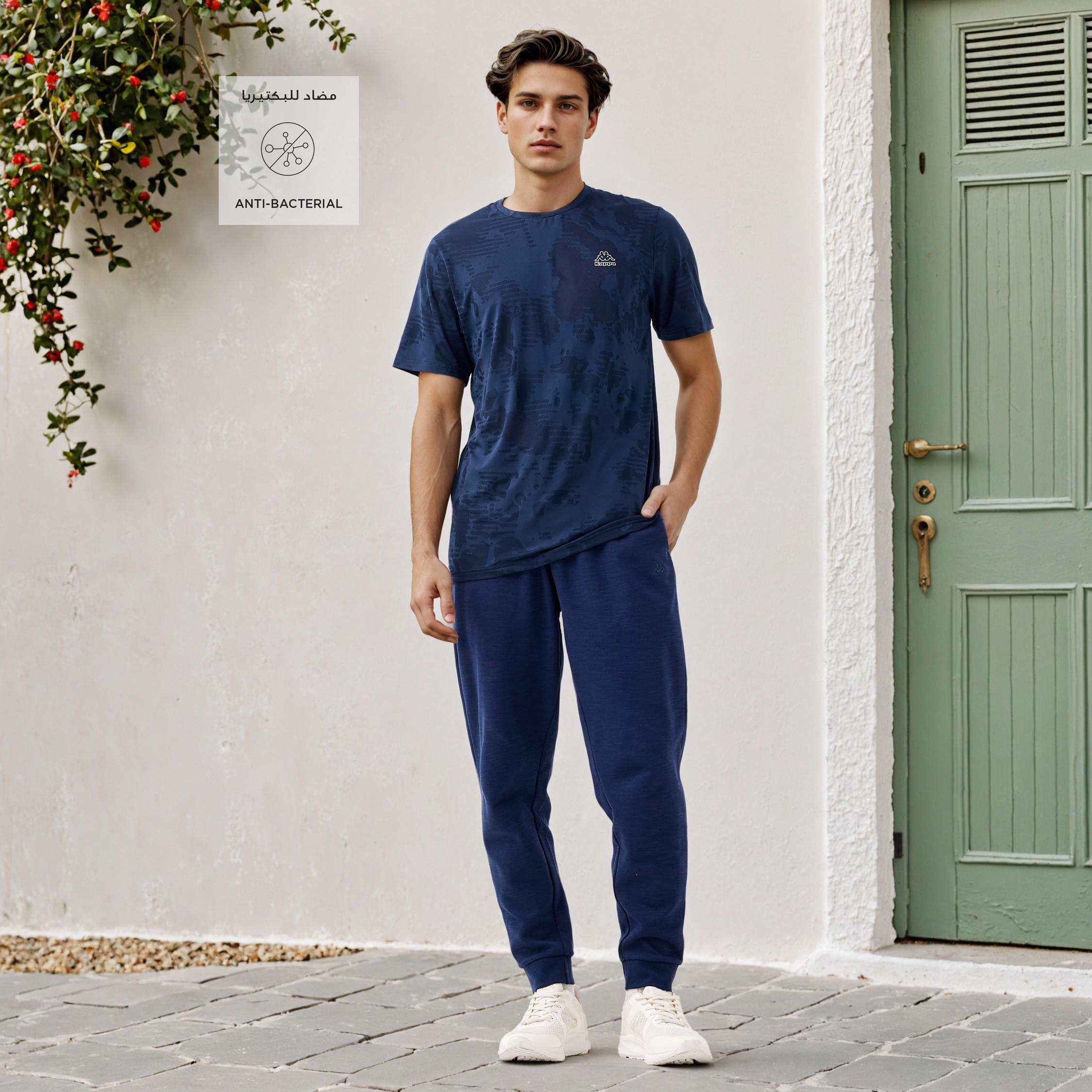 بنطلون رياضي برباط خصر وجيوب من كابا-men-clothing-sportswearandactivewear-bottoms-joggers-image-4