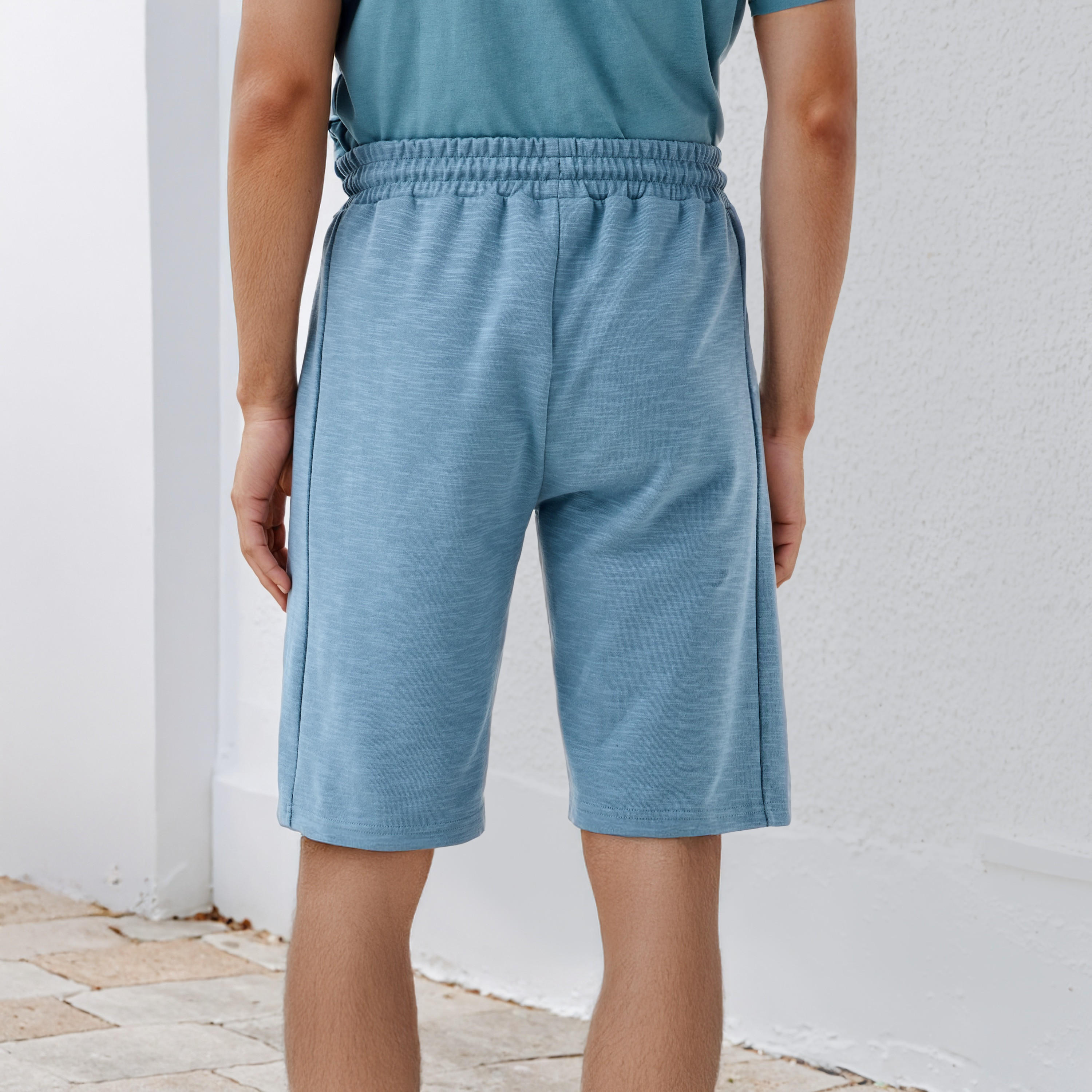 Kappa Textured Shorts with Pockets-men-clothing-bottoms-shorts-image-3