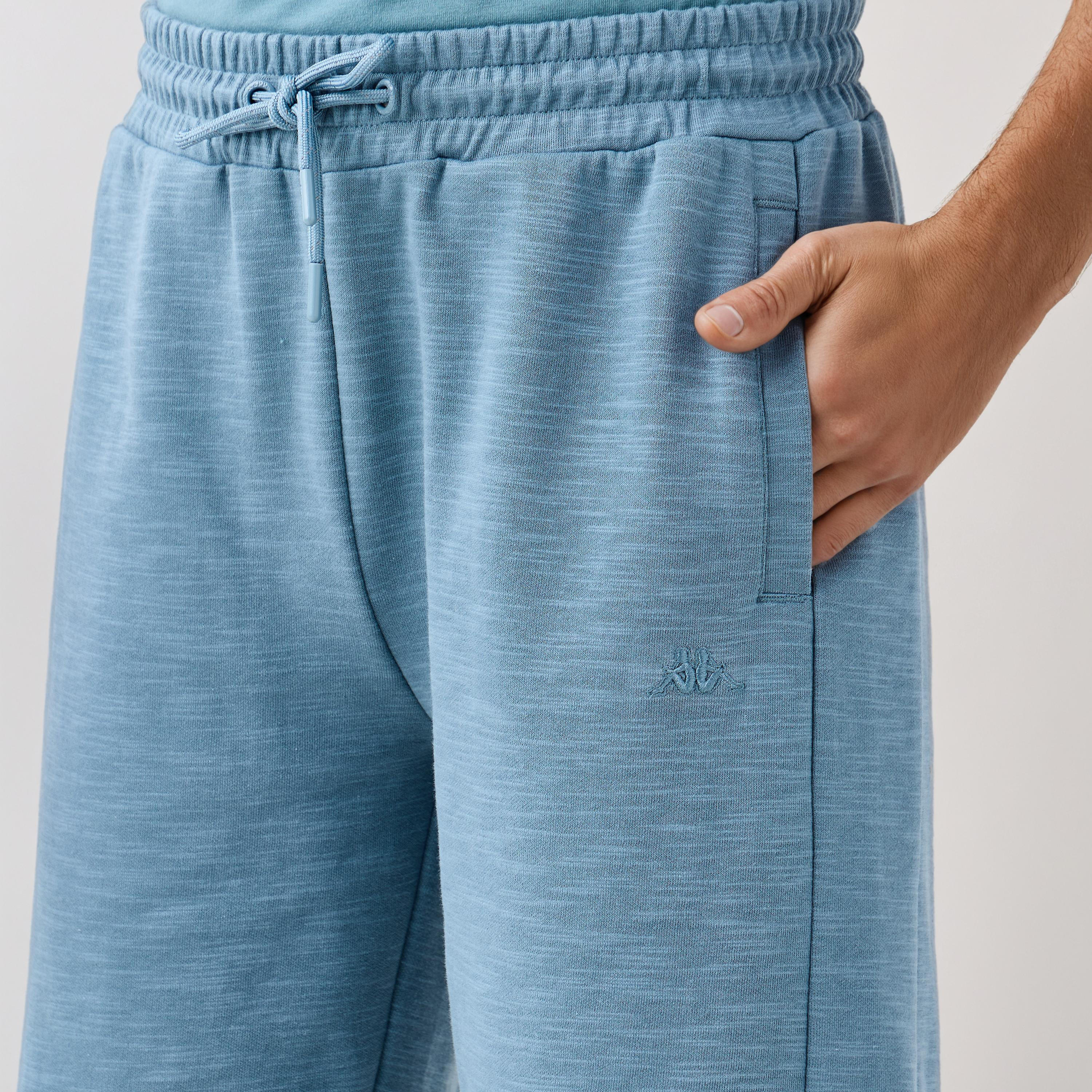 Kappa Textured Shorts with Pockets-men-clothing-bottoms-shorts-image-4